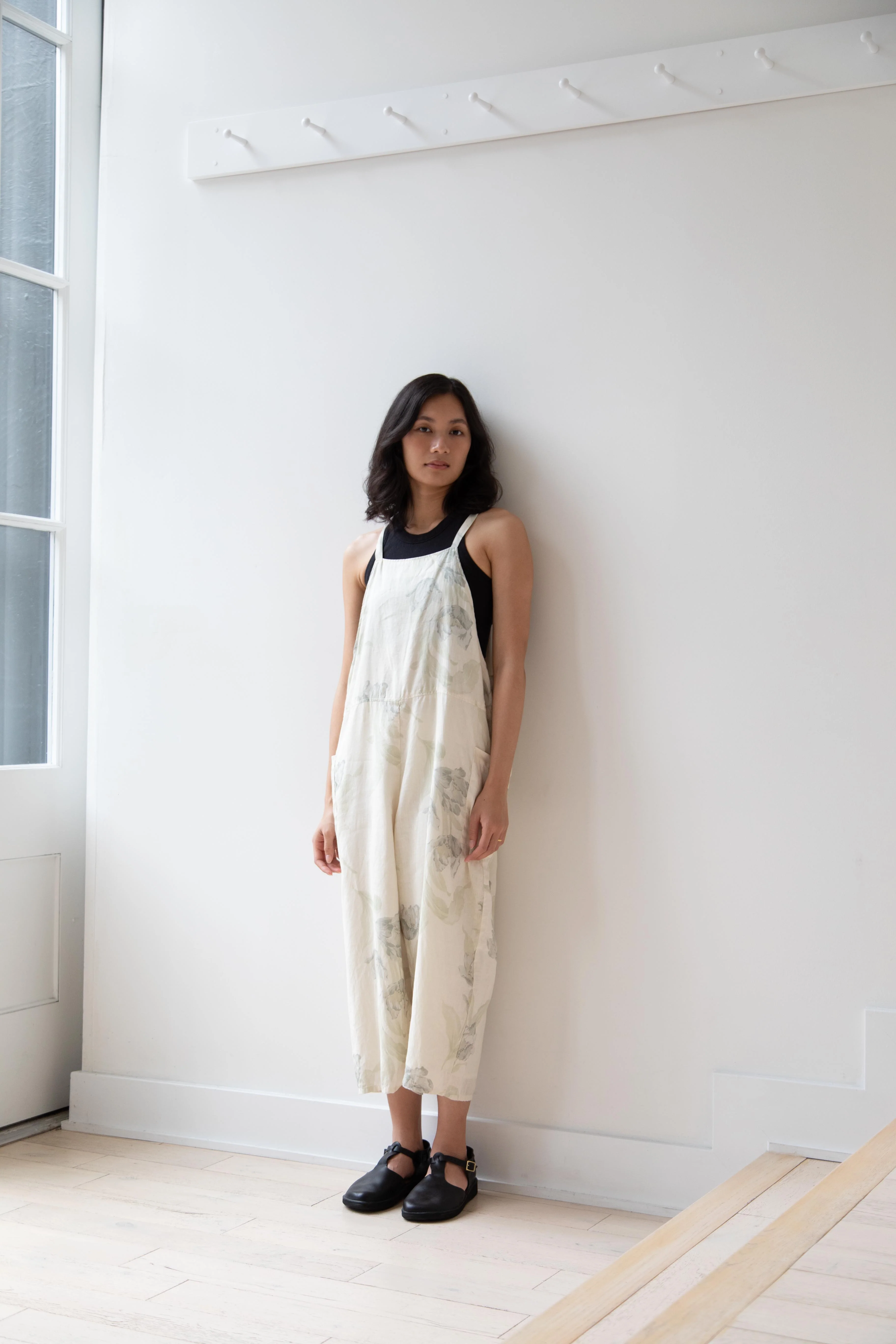 Gauze | Floral Work Overalls - Image 12