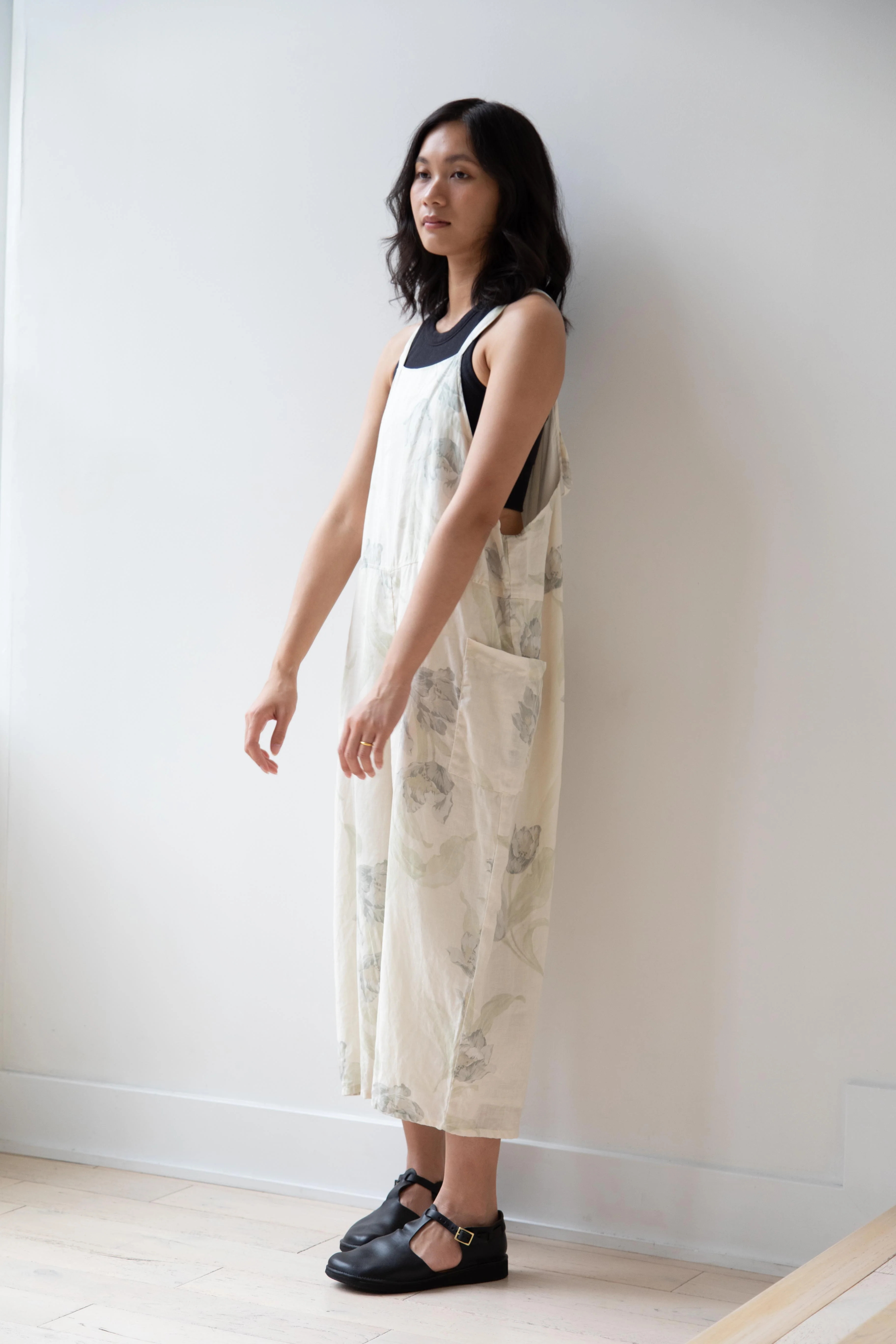 Gauze | Floral Work Overalls - Image 13
