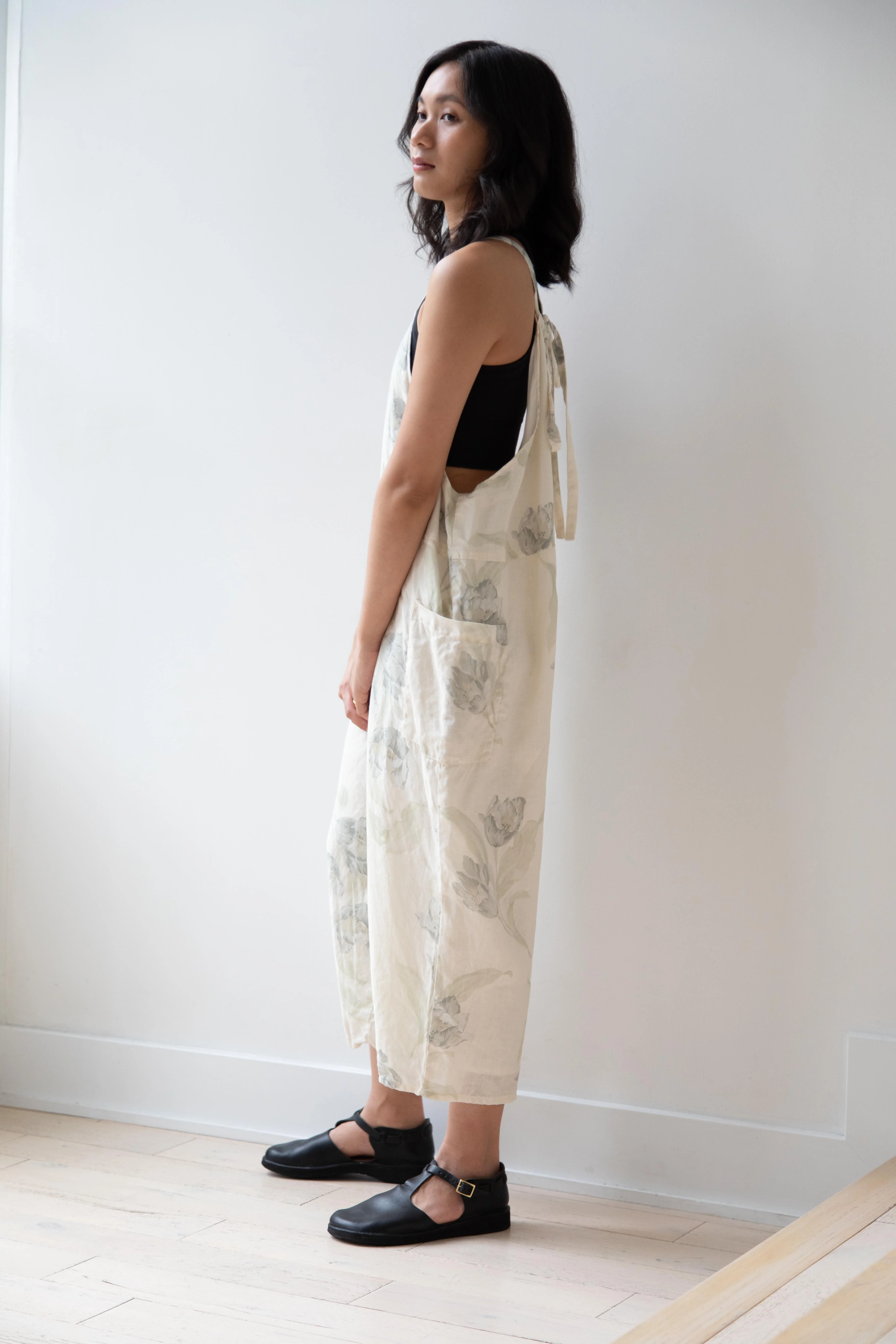 Gauze | Floral Work Overalls - Image 14