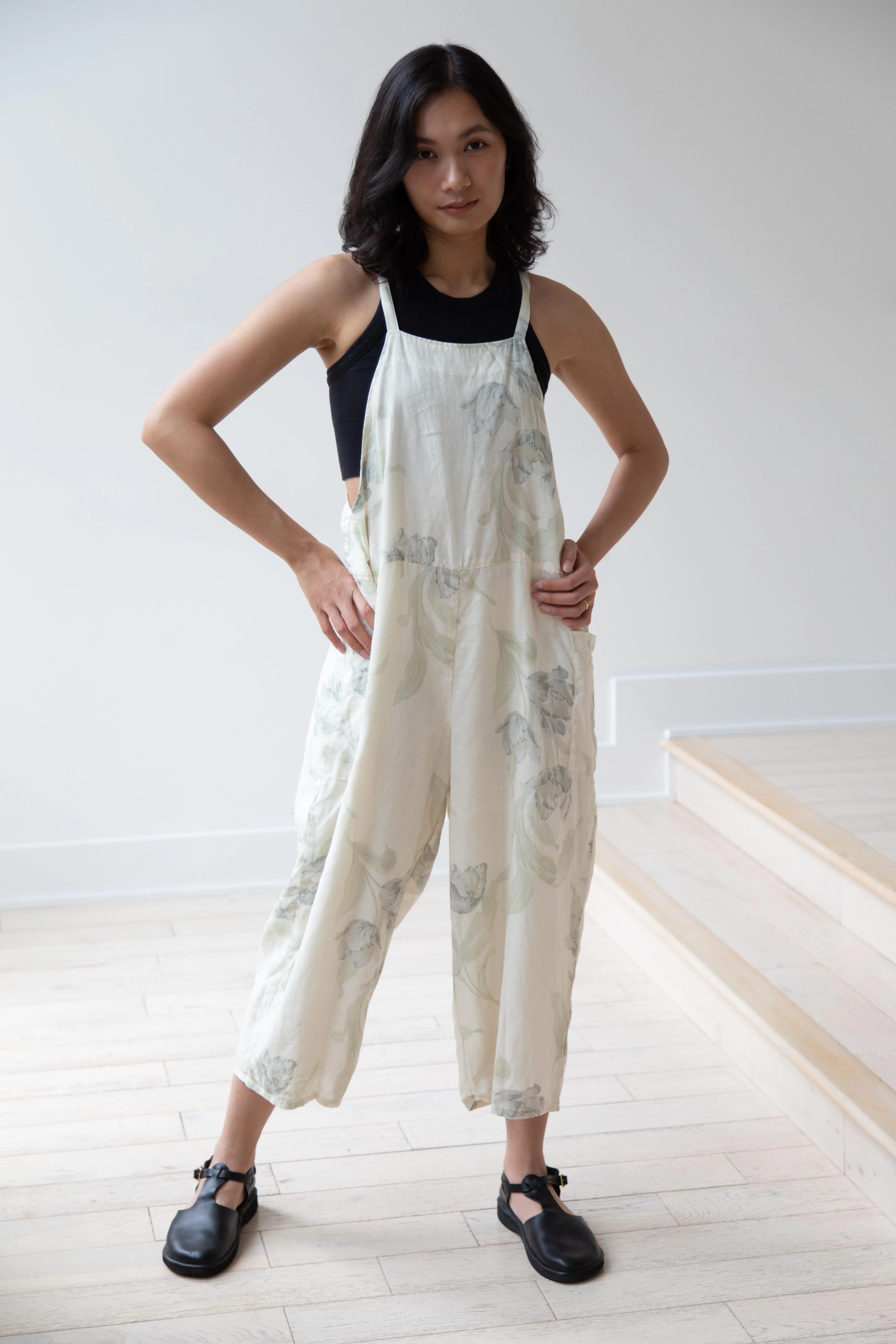 Gauze | Floral Work Overalls - Image 15
