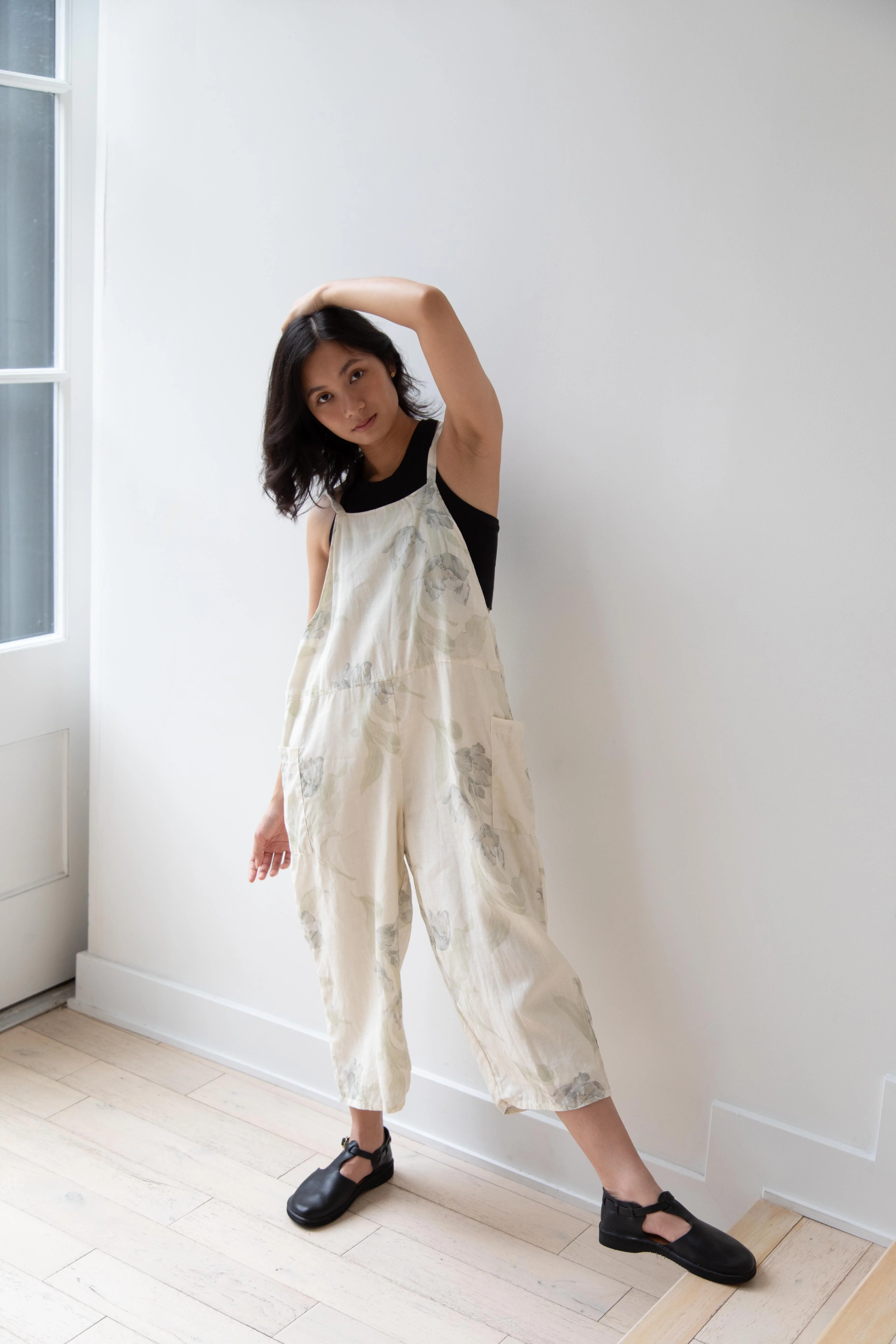 Gauze | Floral Work Overalls - Image 21