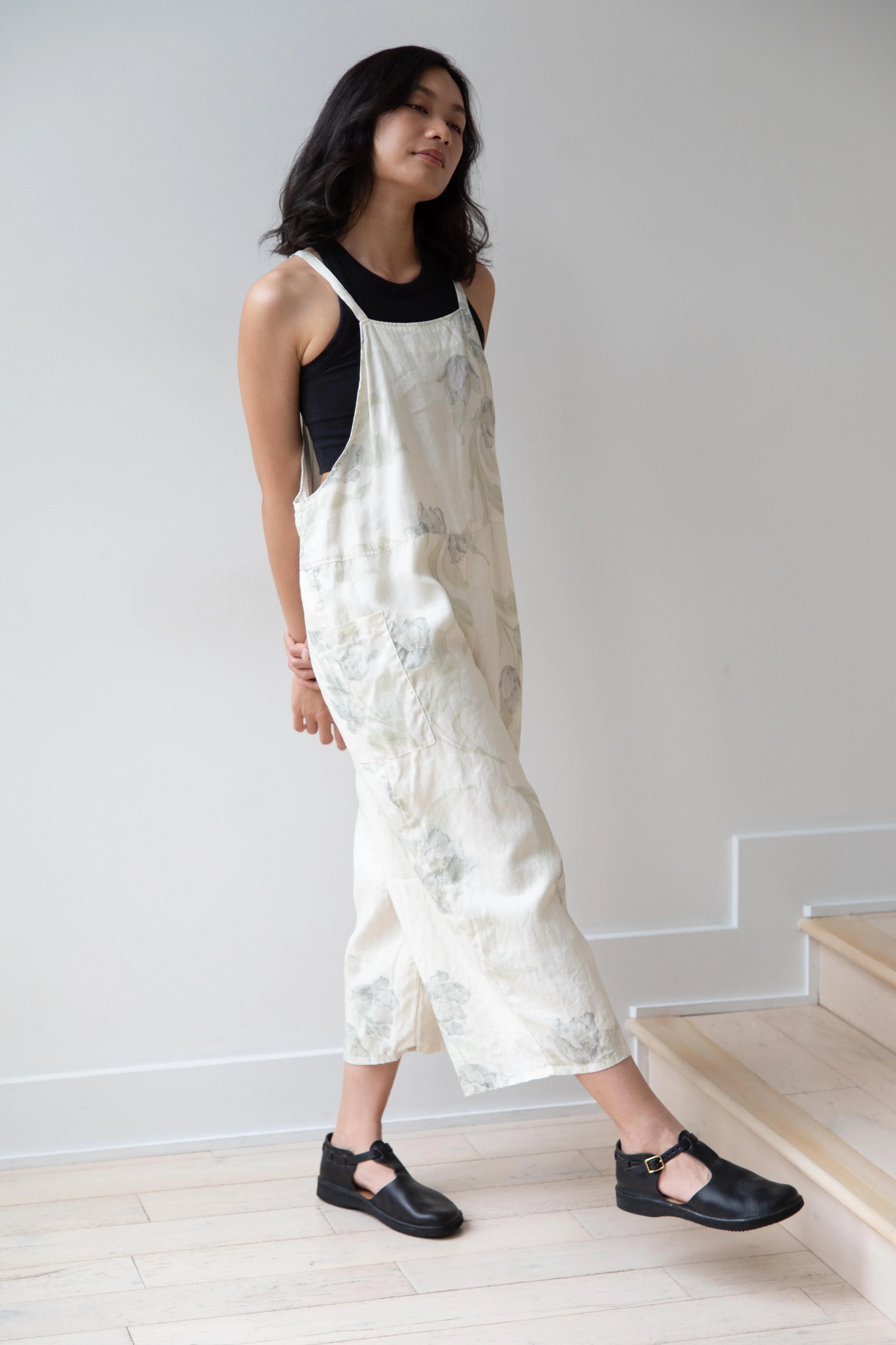 Gauze | Floral Work Overalls - Image 23