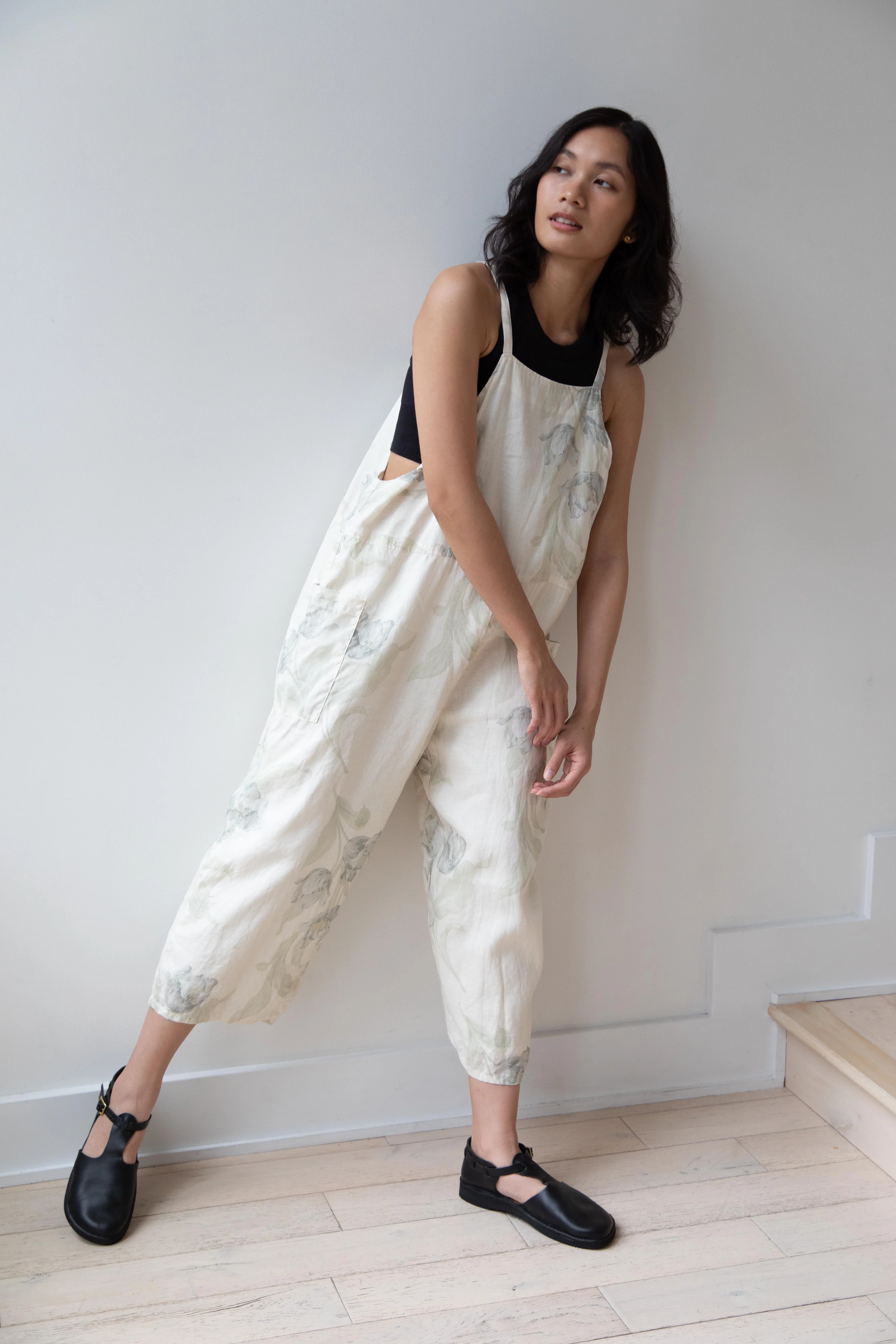 Gauze | Floral Work Overalls - Image 24