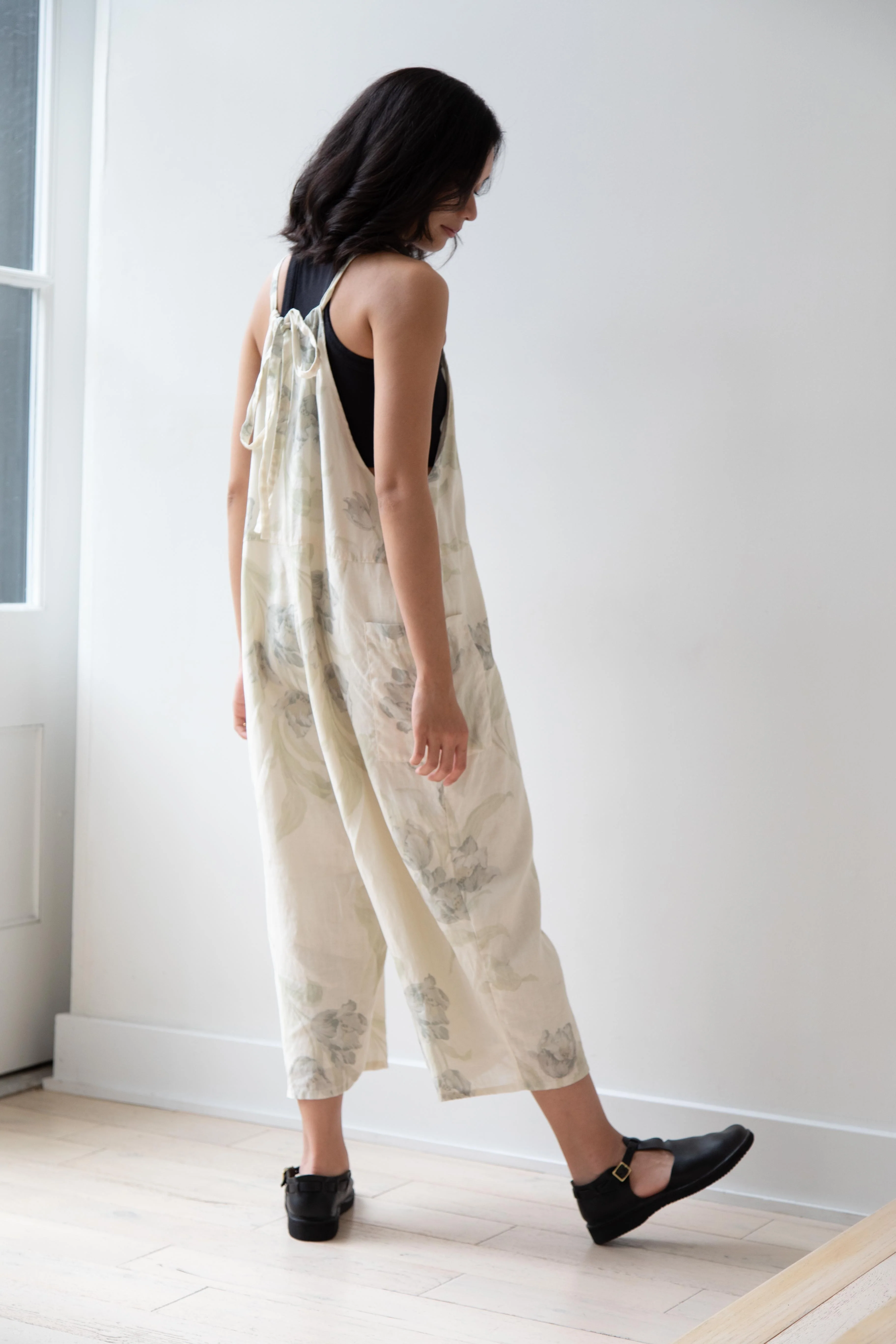 Gauze | Floral Work Overalls - Image 3