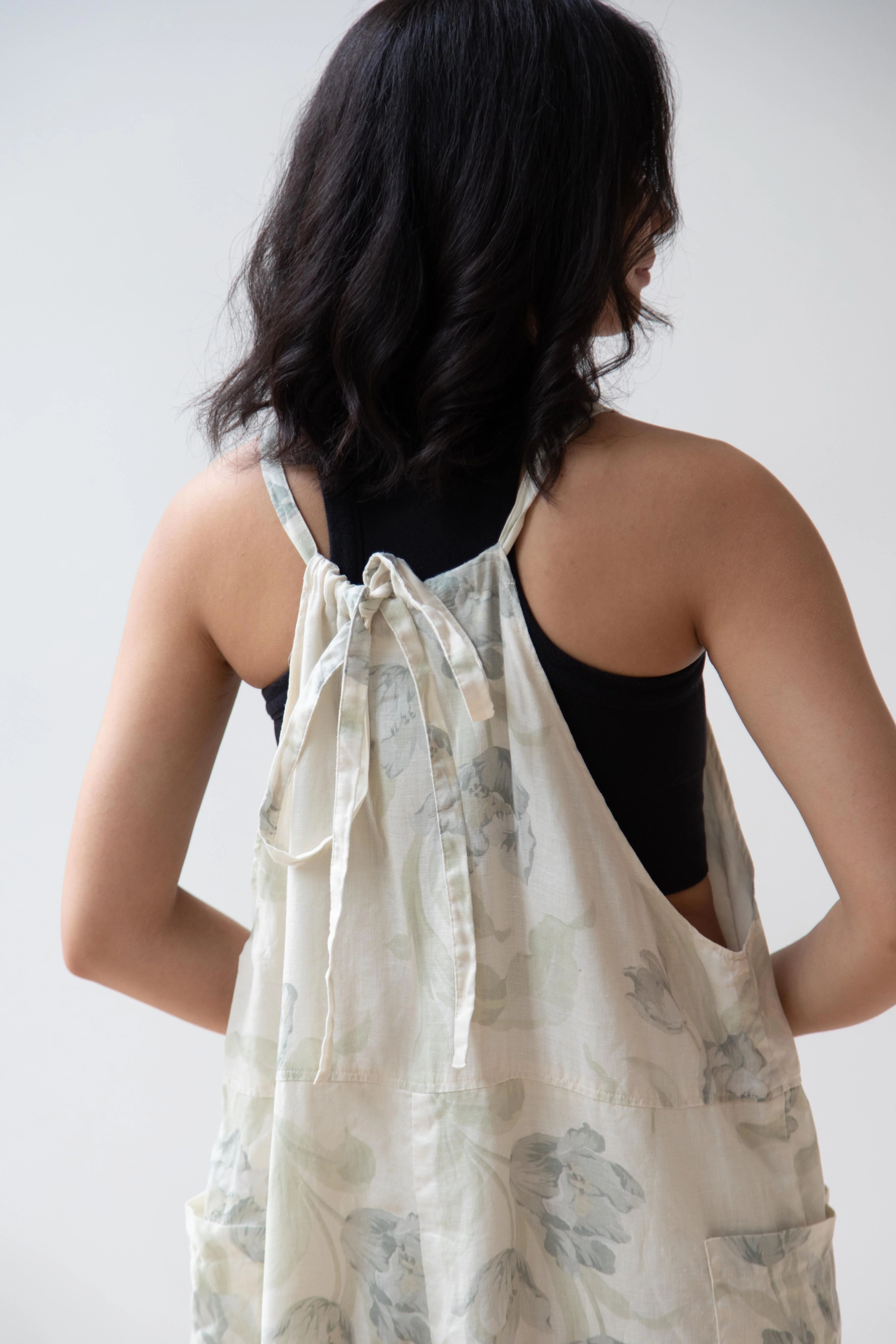 Gauze | Floral Work Overalls - Image 6