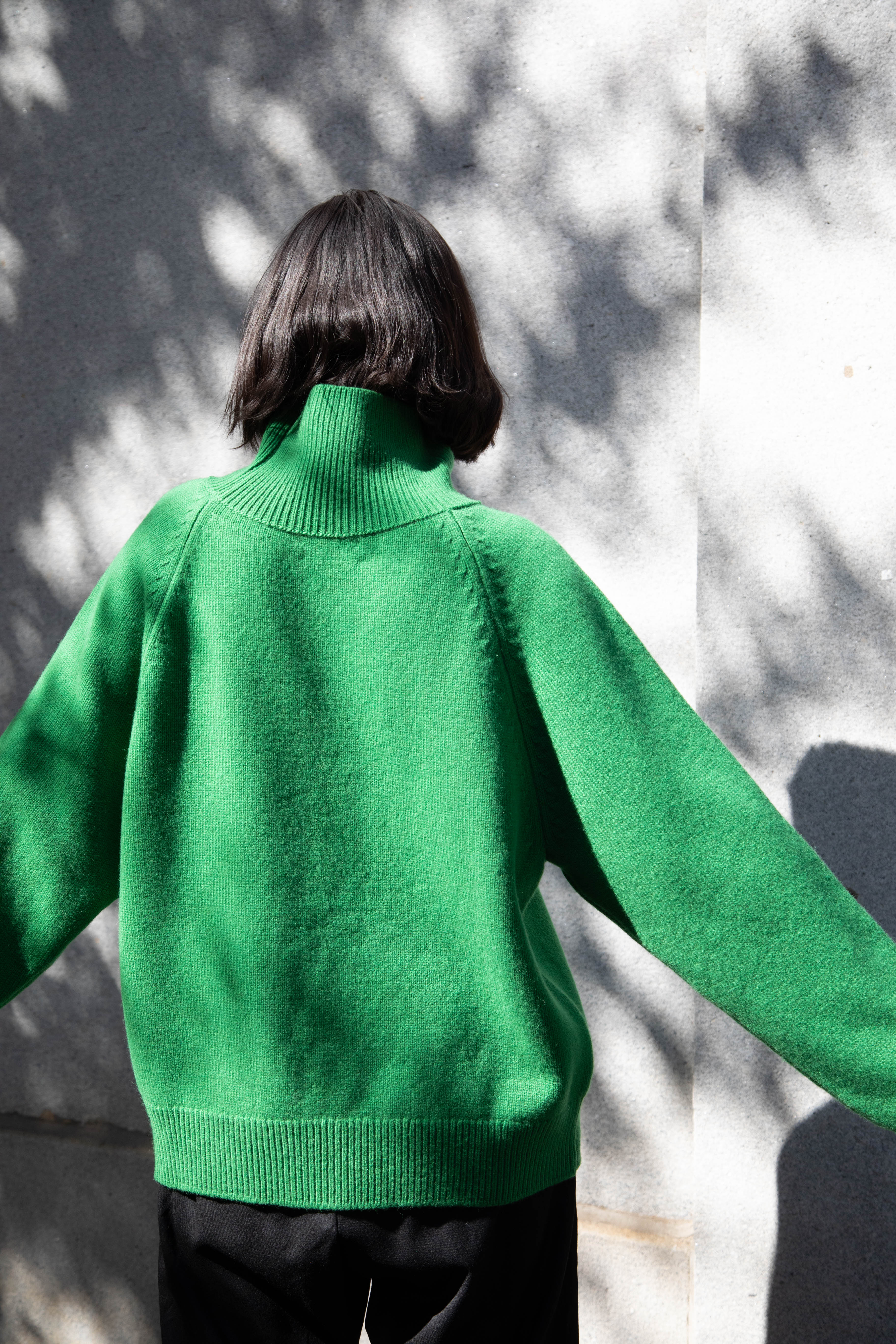 Jo Gordon | Felted Wool Jumper in Pagoda - Image 2