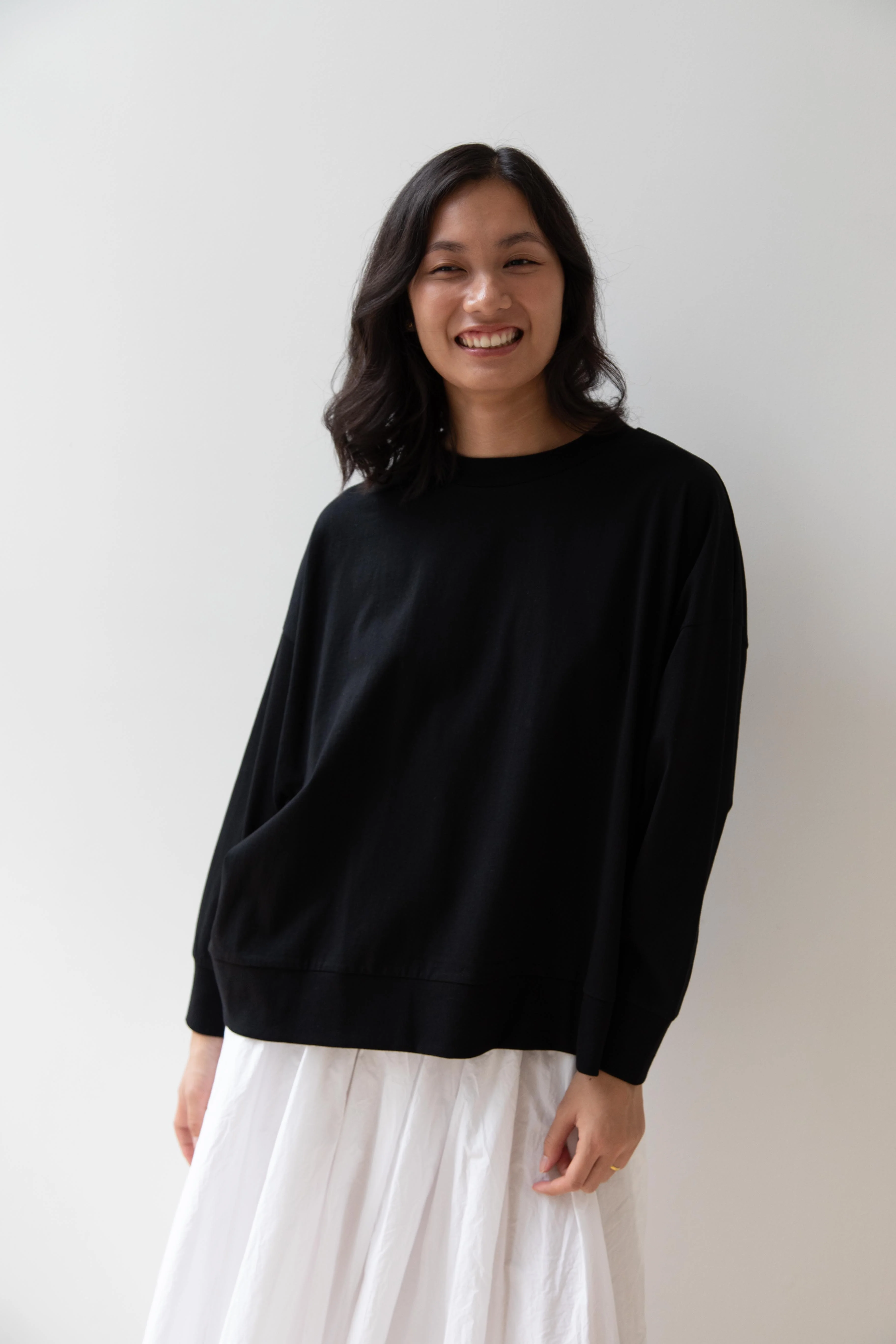 Laboratory | Dropsleeve Utility Pullover in Black - Image 12