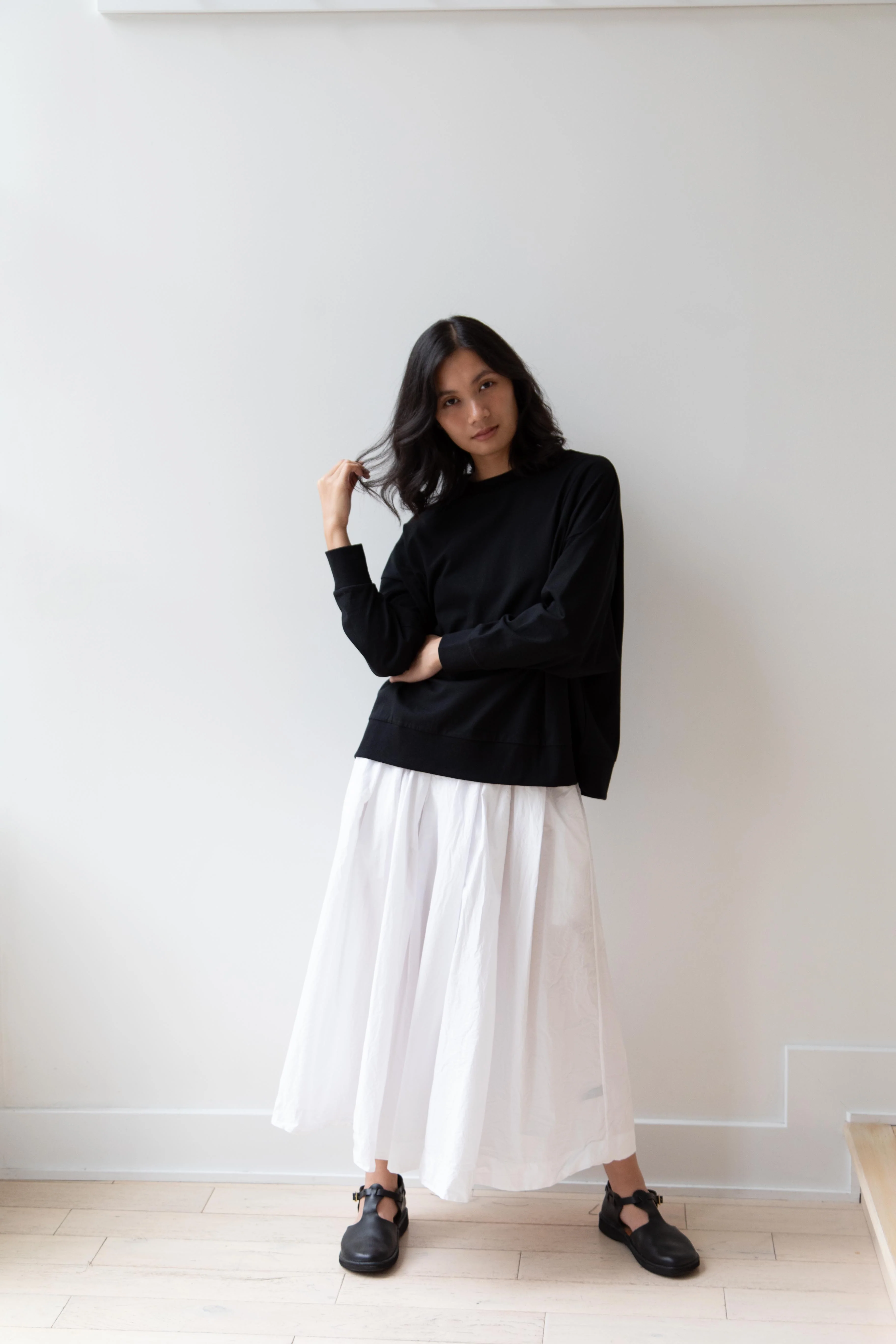 Laboratory | Dropsleeve Utility Pullover in Black - Image 27