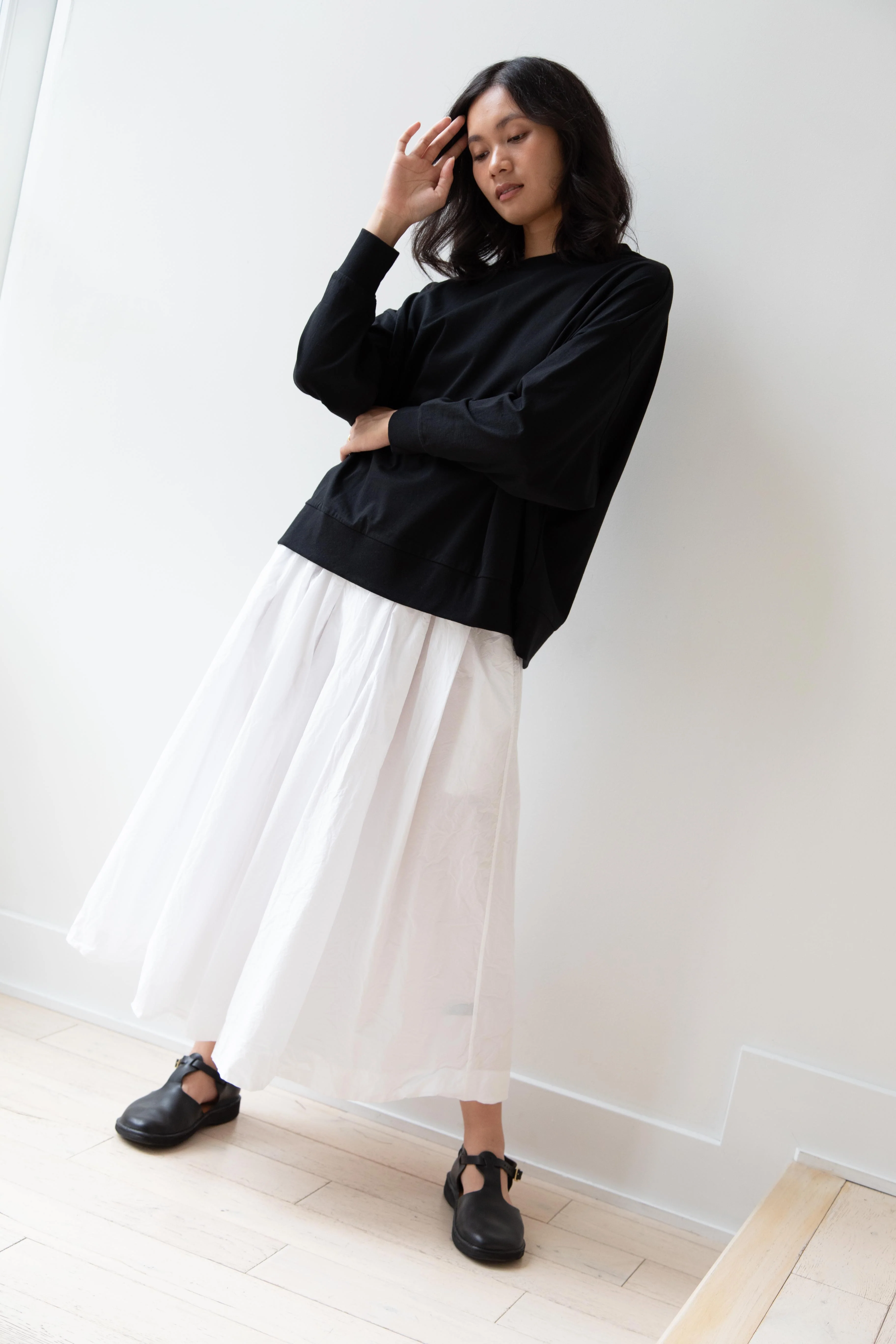Laboratory | Dropsleeve Utility Pullover in Black - Image 3