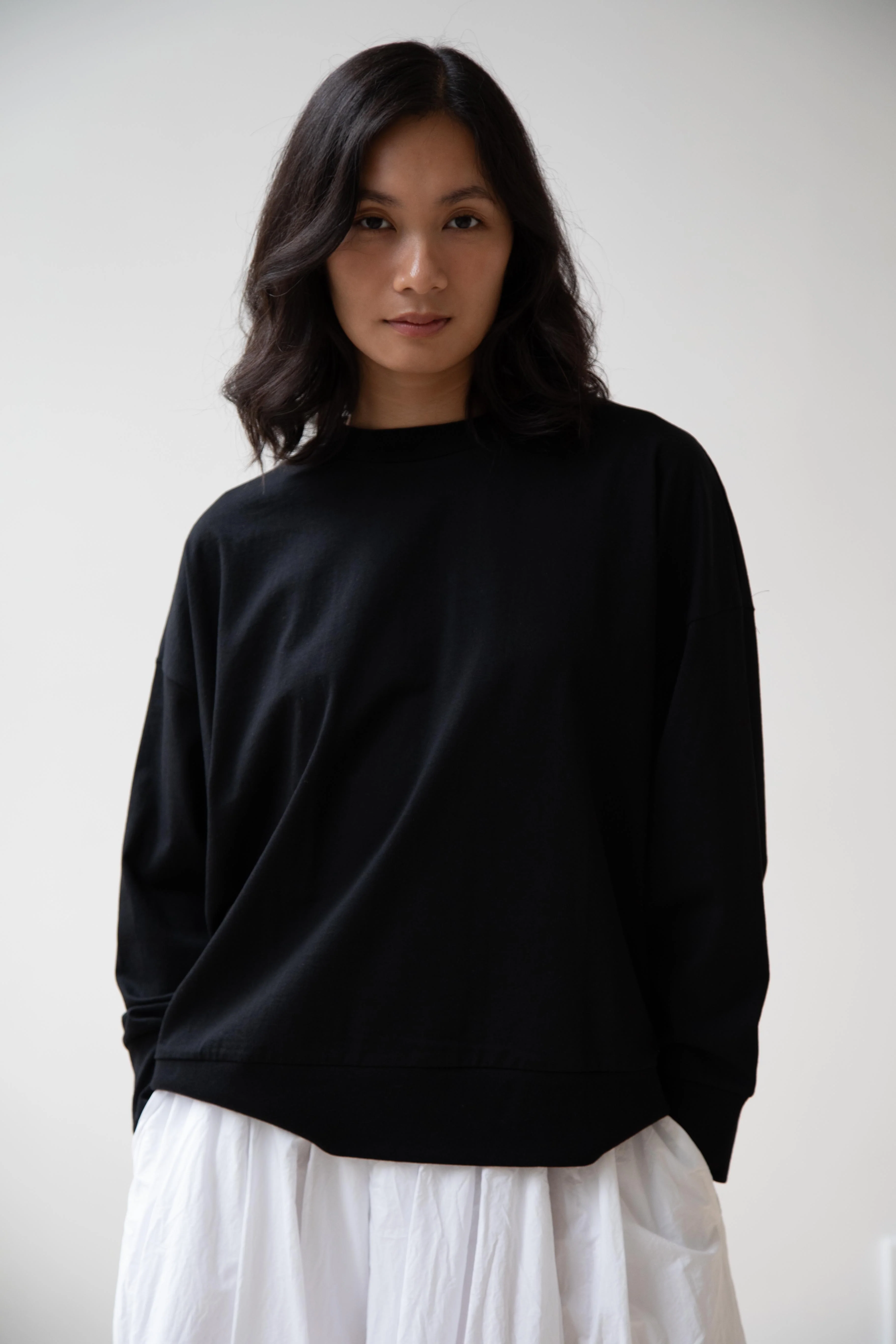 Laboratory | Dropsleeve Utility Pullover in Black - Image 4
