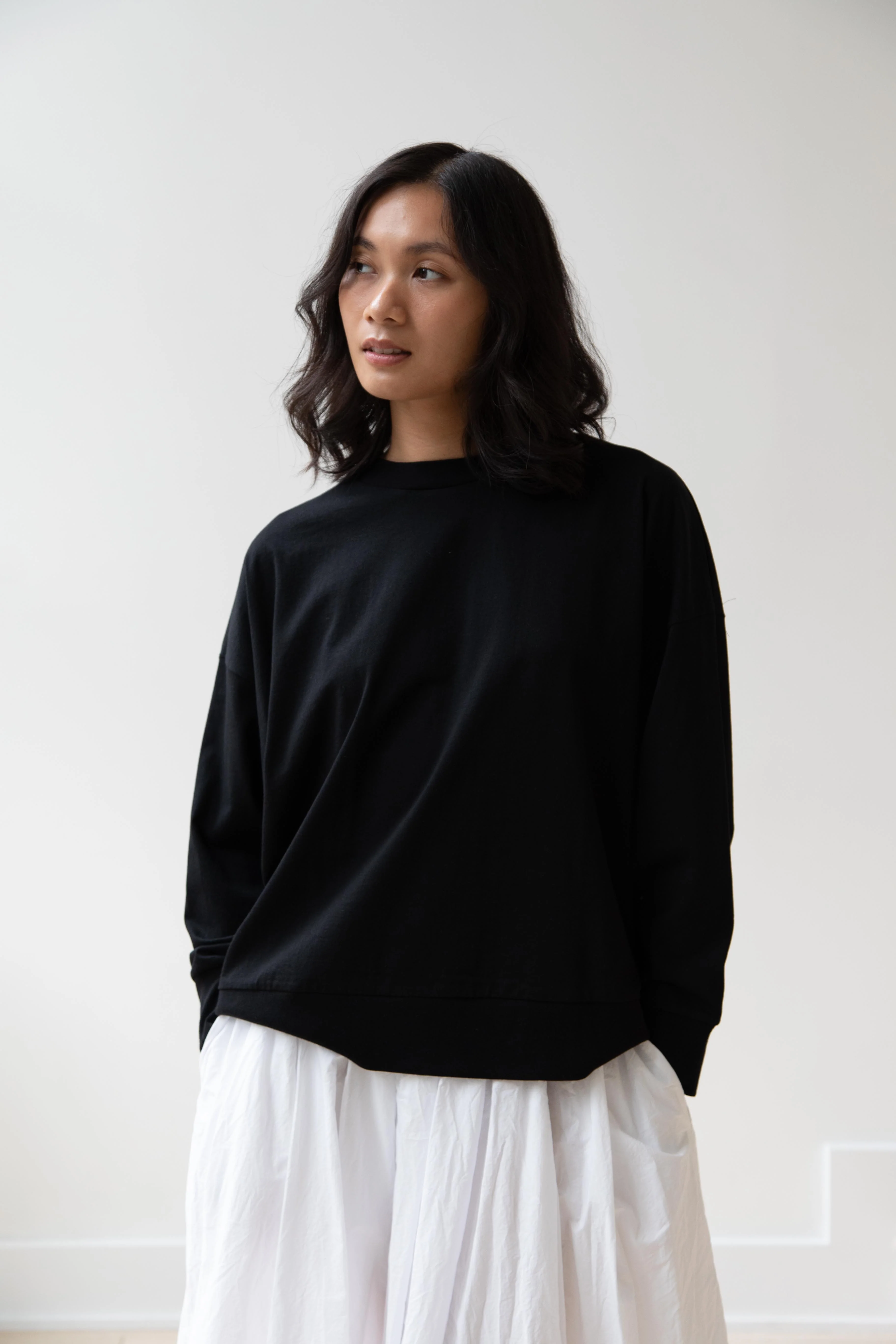 Laboratory | Dropsleeve Utility Pullover in Black - Image 6