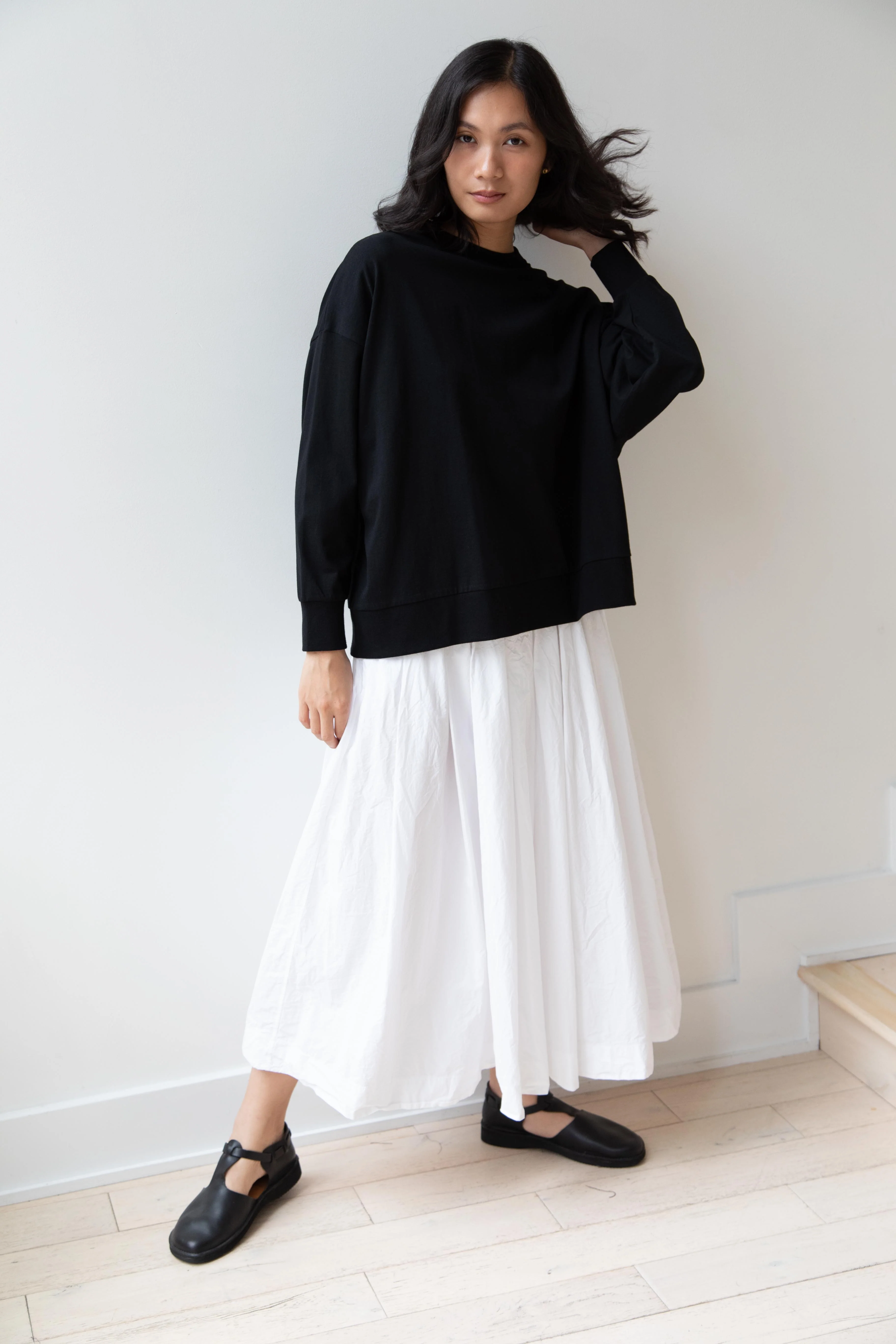 Laboratory | Dropsleeve Utility Pullover in Black - Image 9