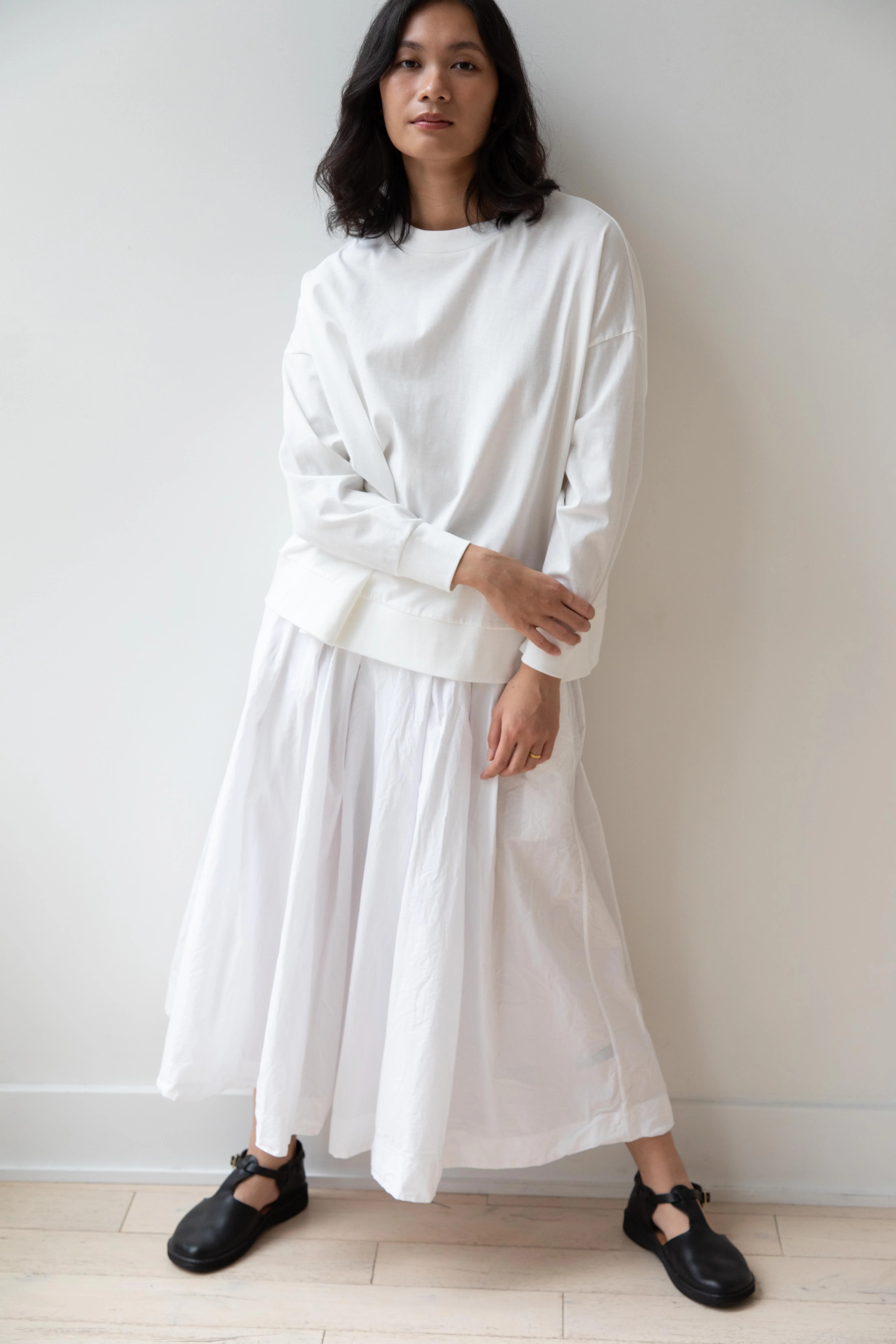 Laboratory | Dropsleeve Utility Pullover in White - Image 10