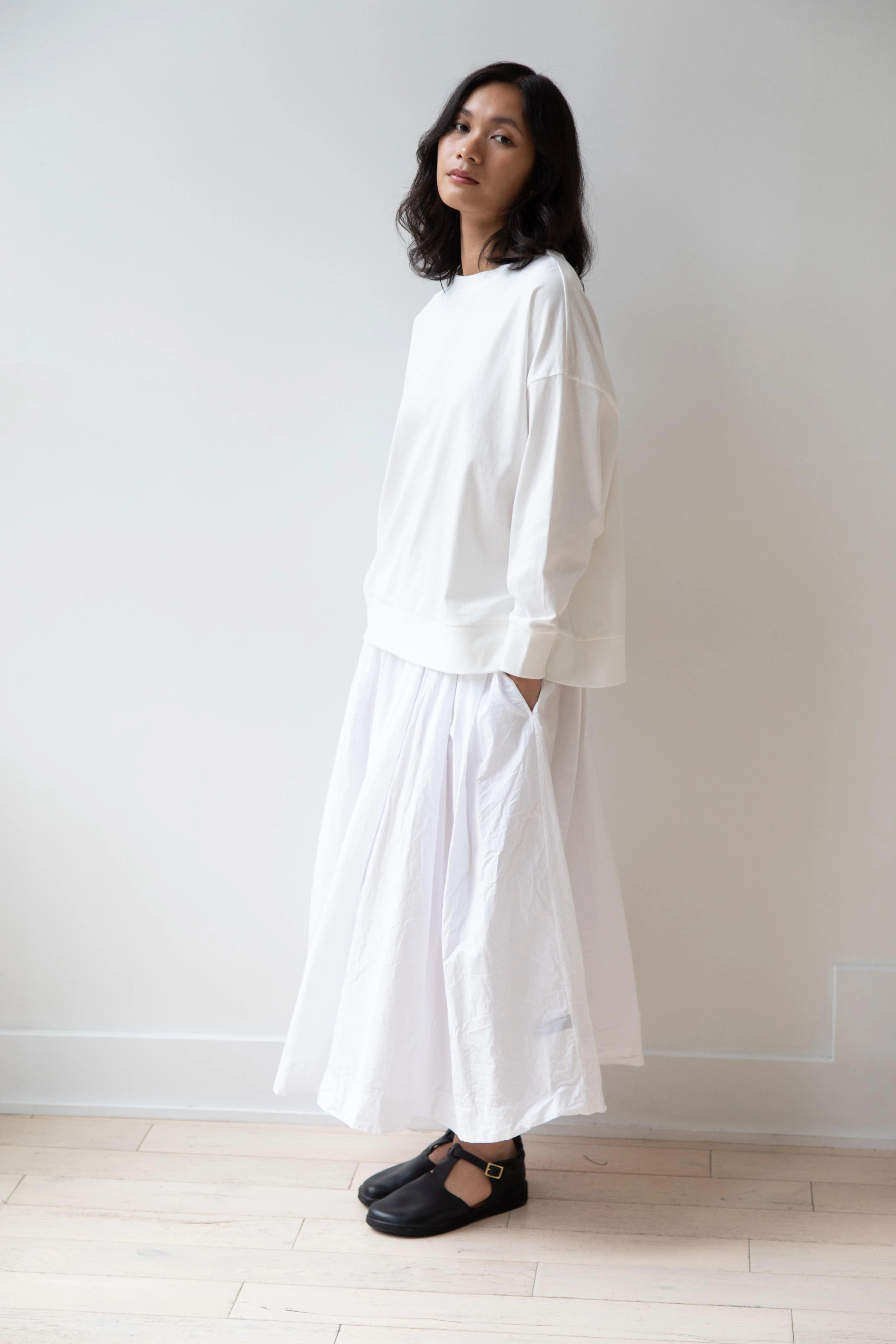 Laboratory | Dropsleeve Utility Pullover in White - Image 11