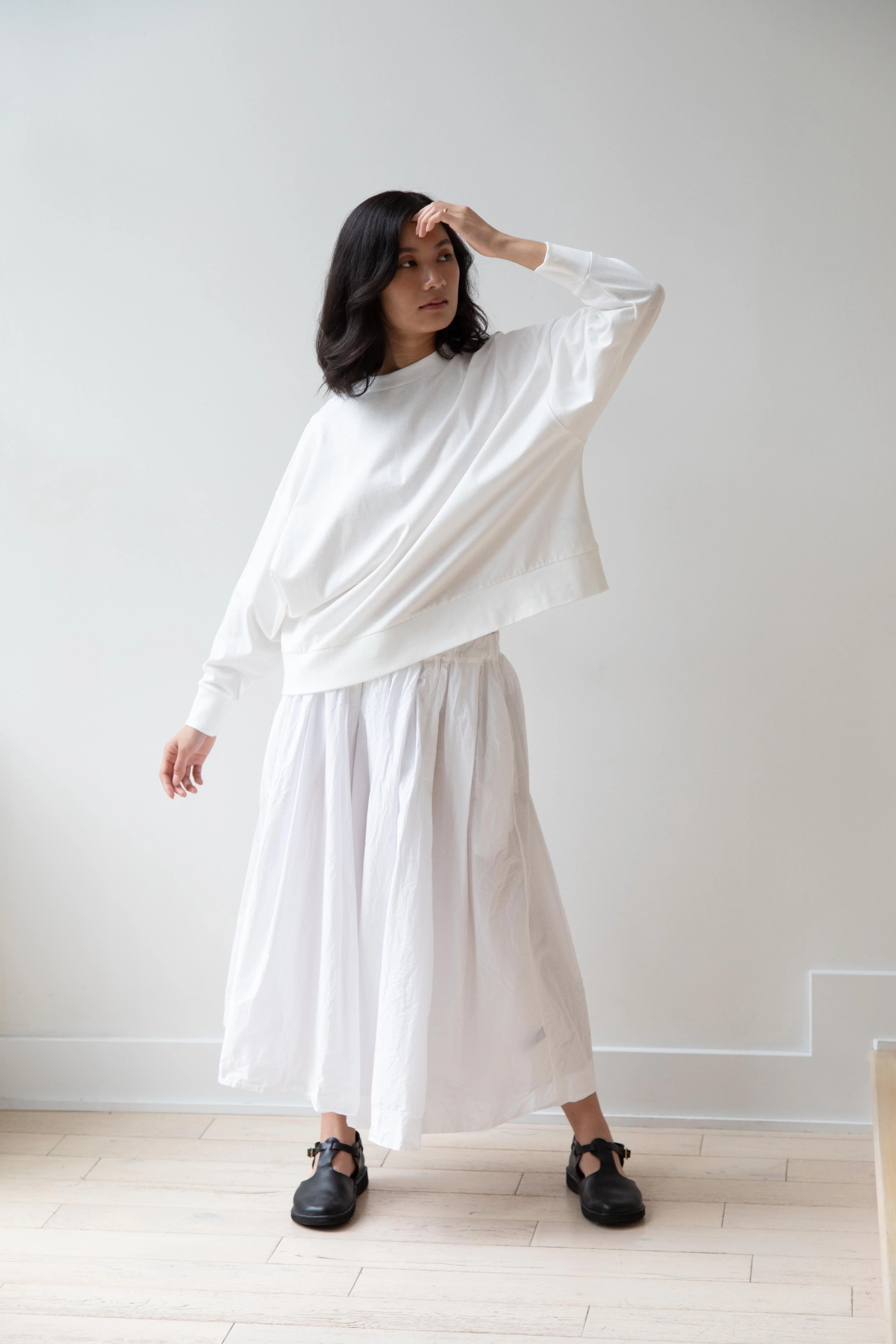 Laboratory | Dropsleeve Utility Pullover in White - Image 16