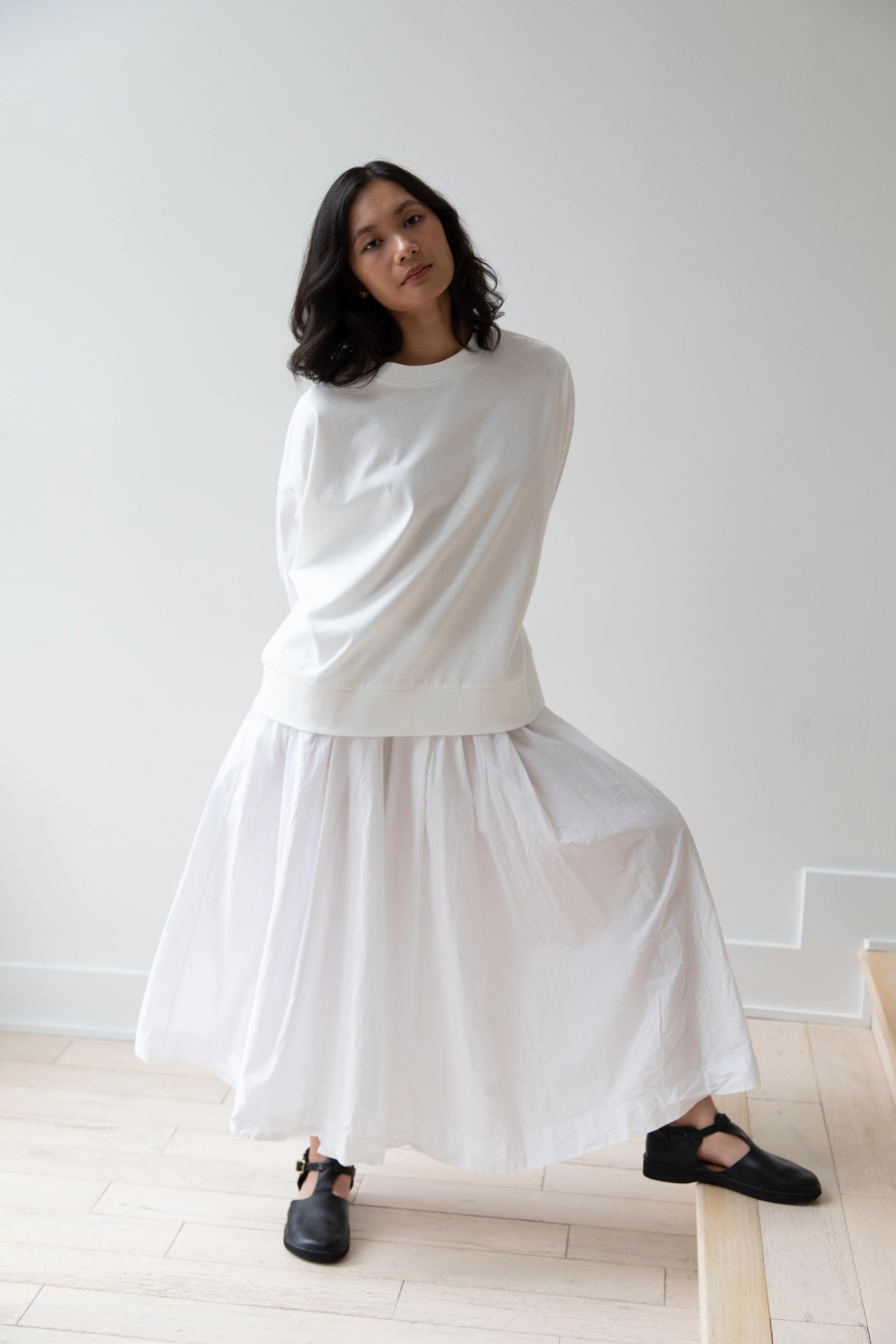 Laboratory | Dropsleeve Utility Pullover in White - Image 18