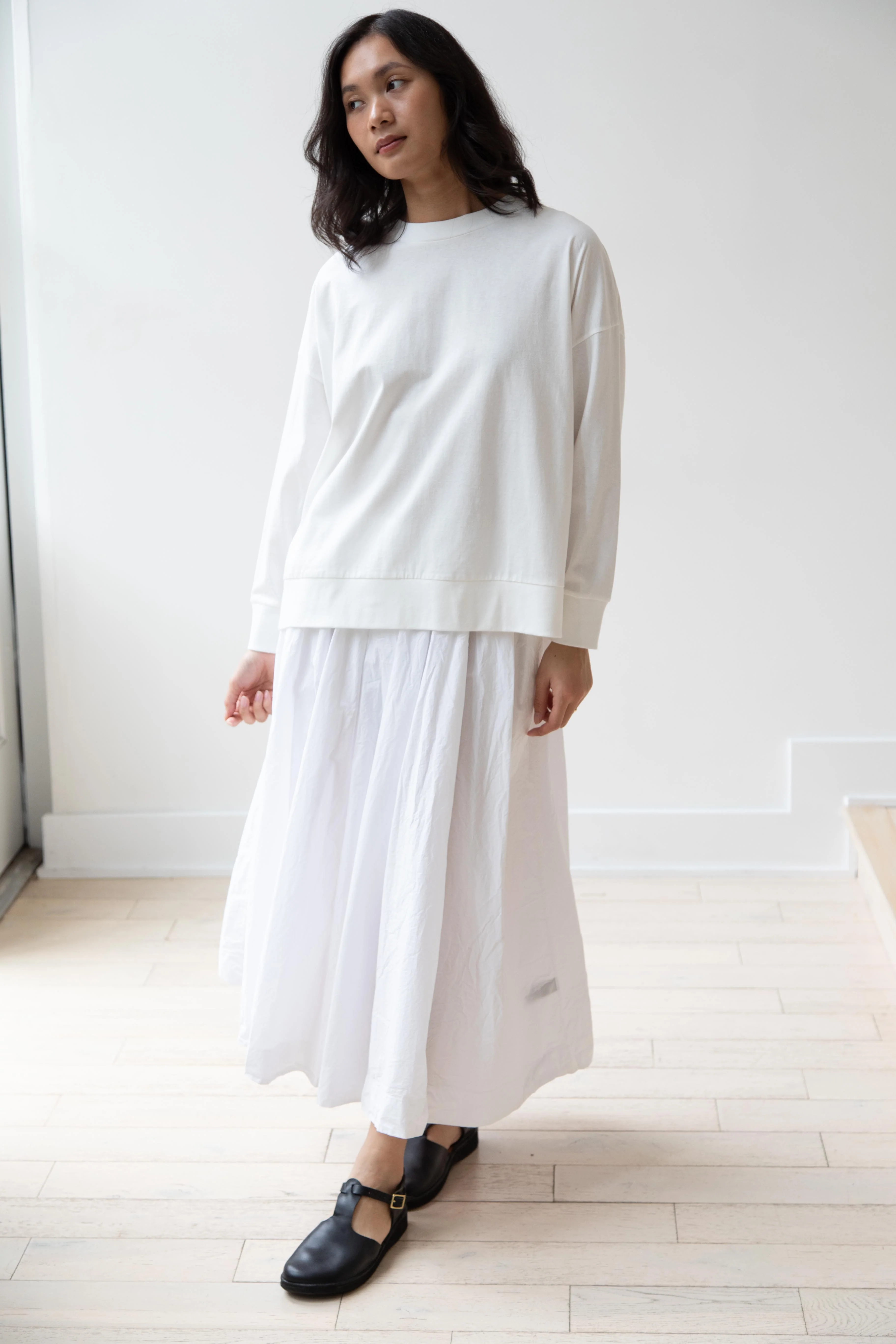 Laboratory | Dropsleeve Utility Pullover in White - Image 2