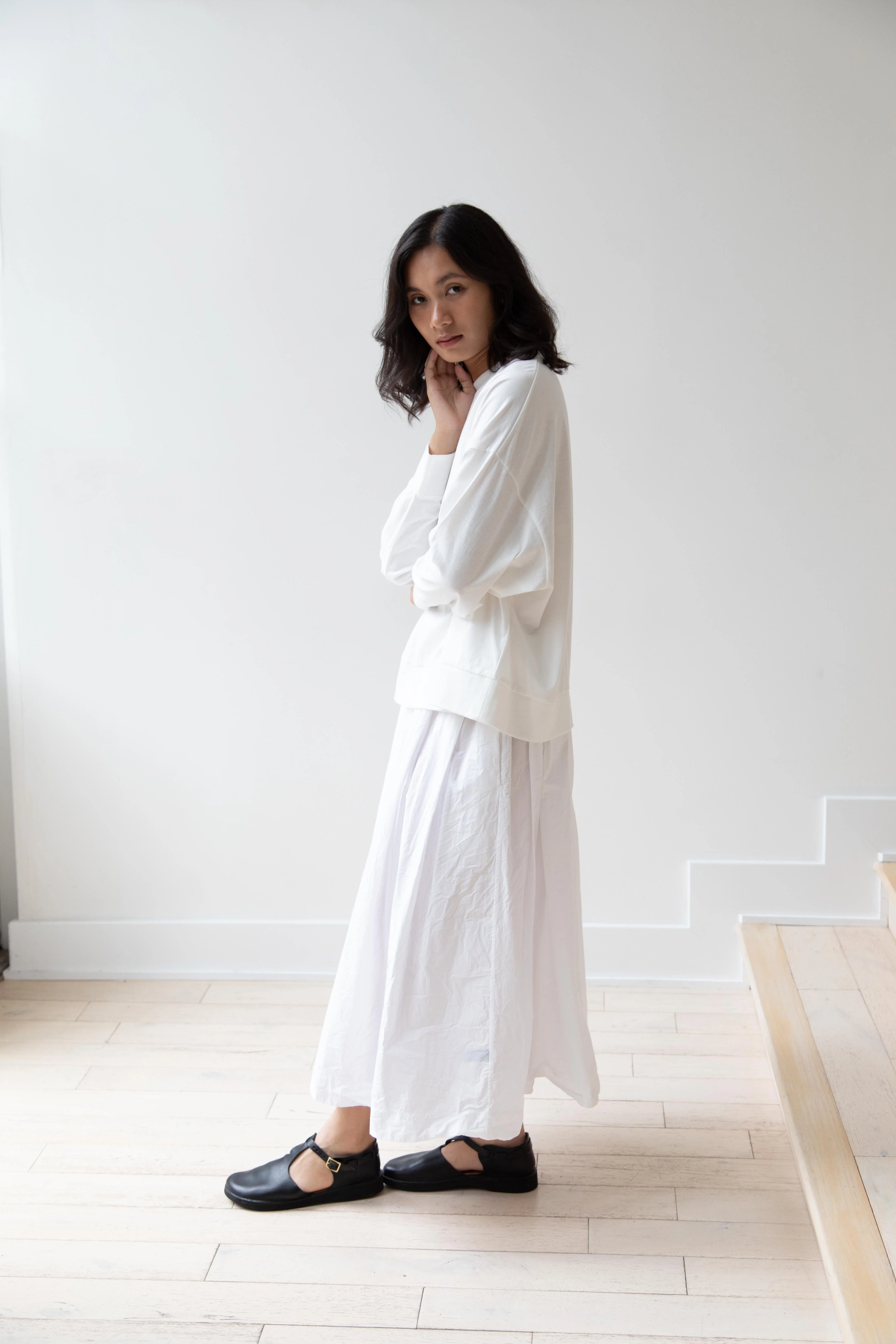 Laboratory | Dropsleeve Utility Pullover in White - Image 5