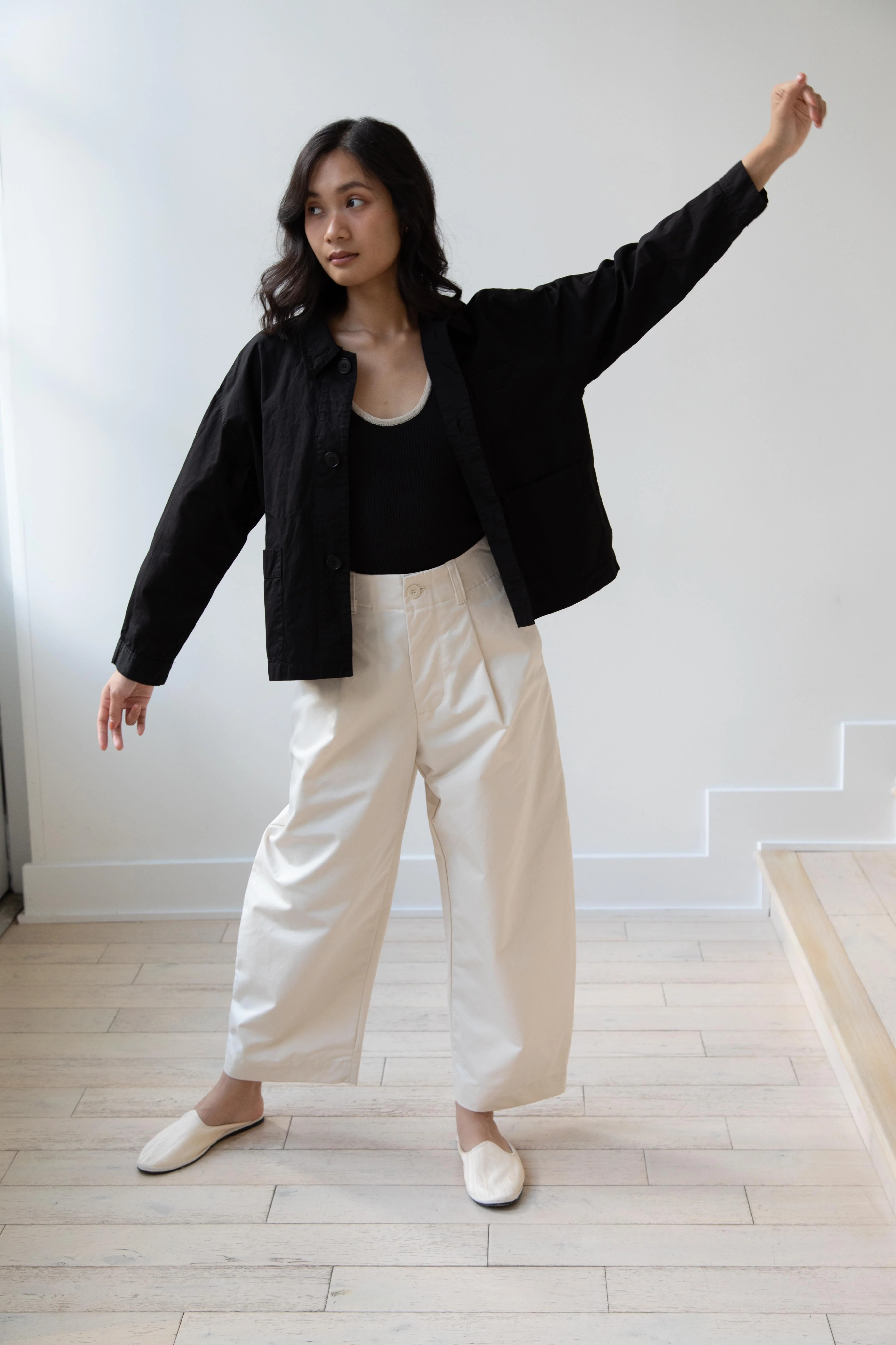 Laboratory | Work Jacket in Matte Black - Image 10