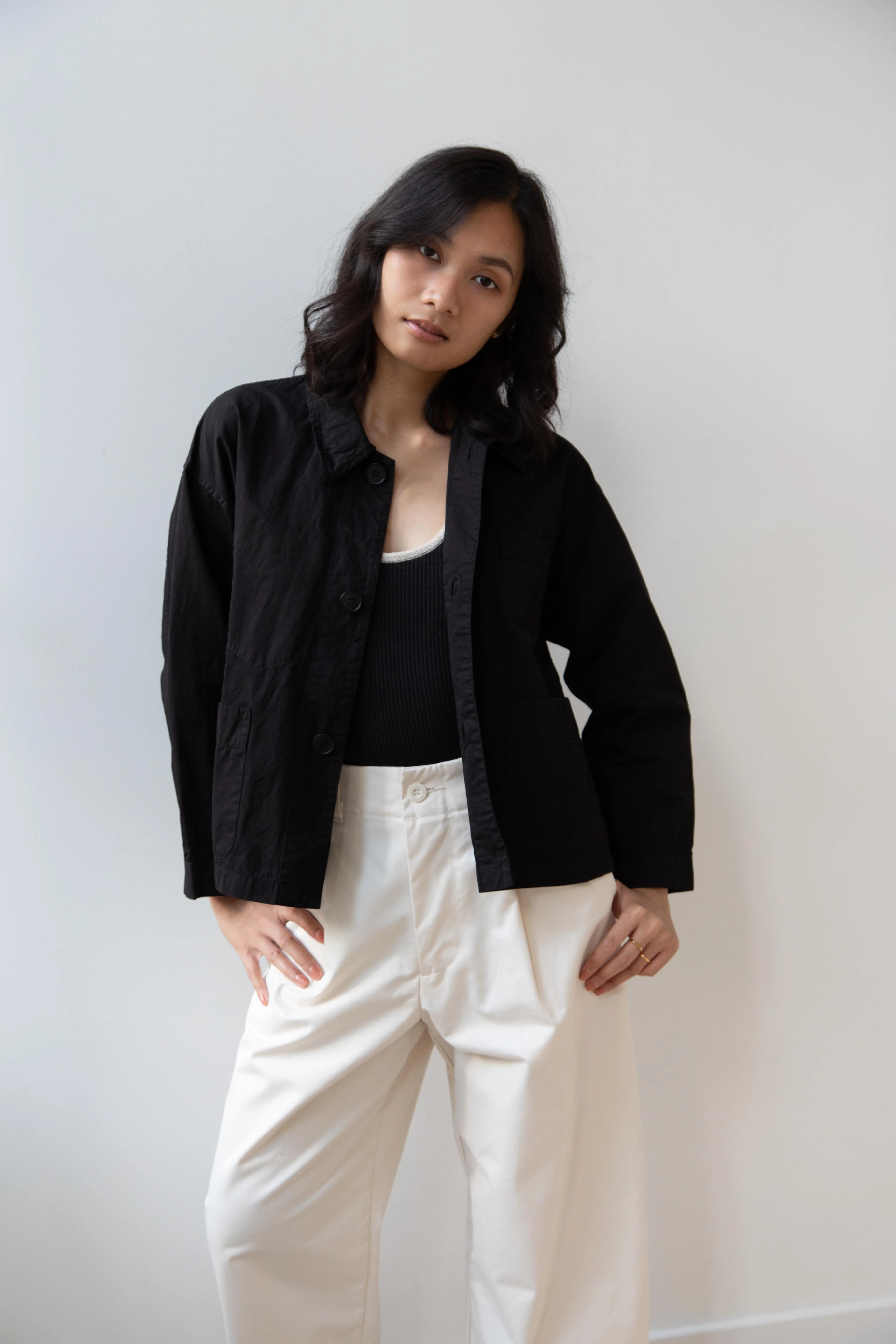 Laboratory | Work Jacket in Matte Black - Image 14