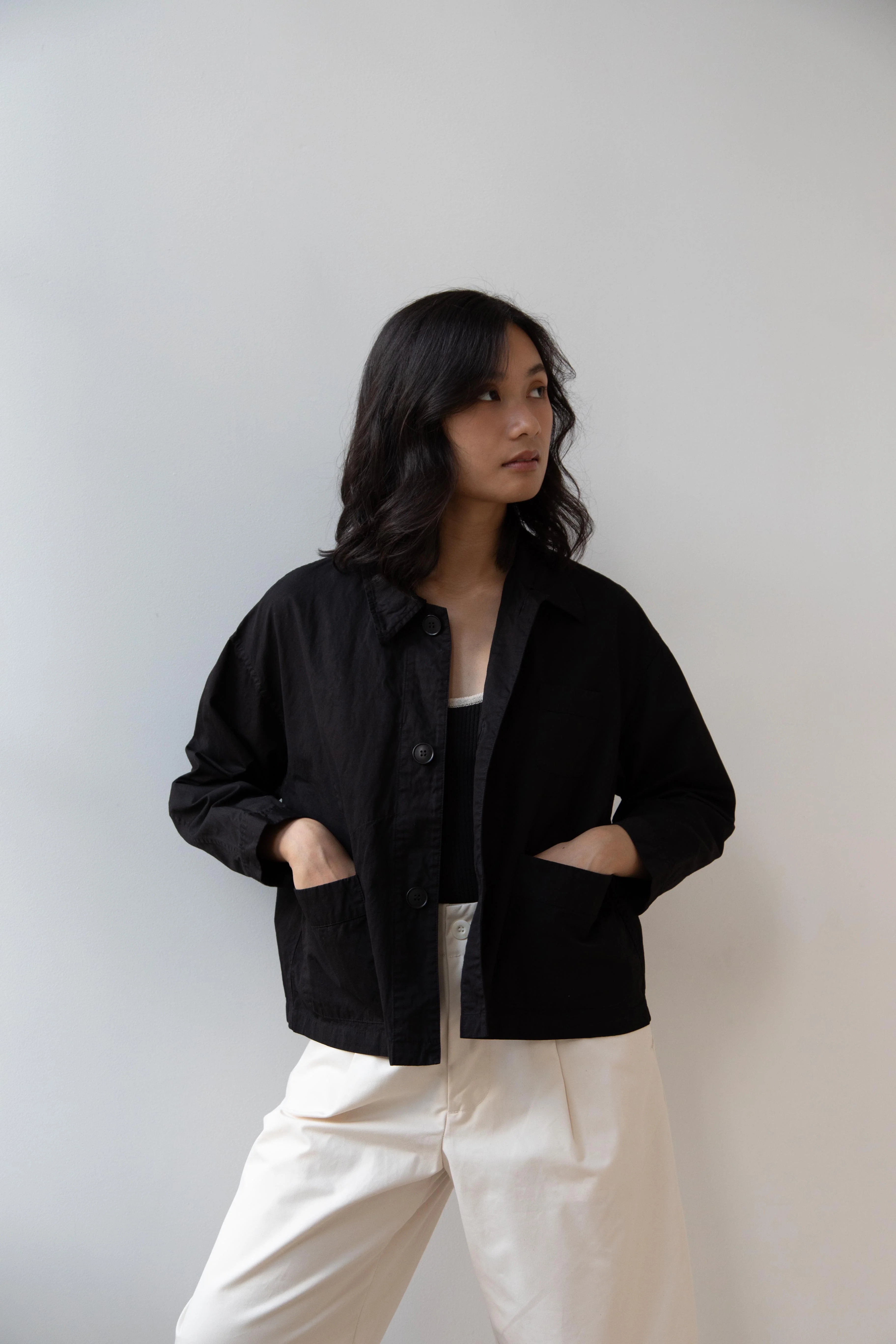 Laboratory | Work Jacket in Matte Black - Image 16