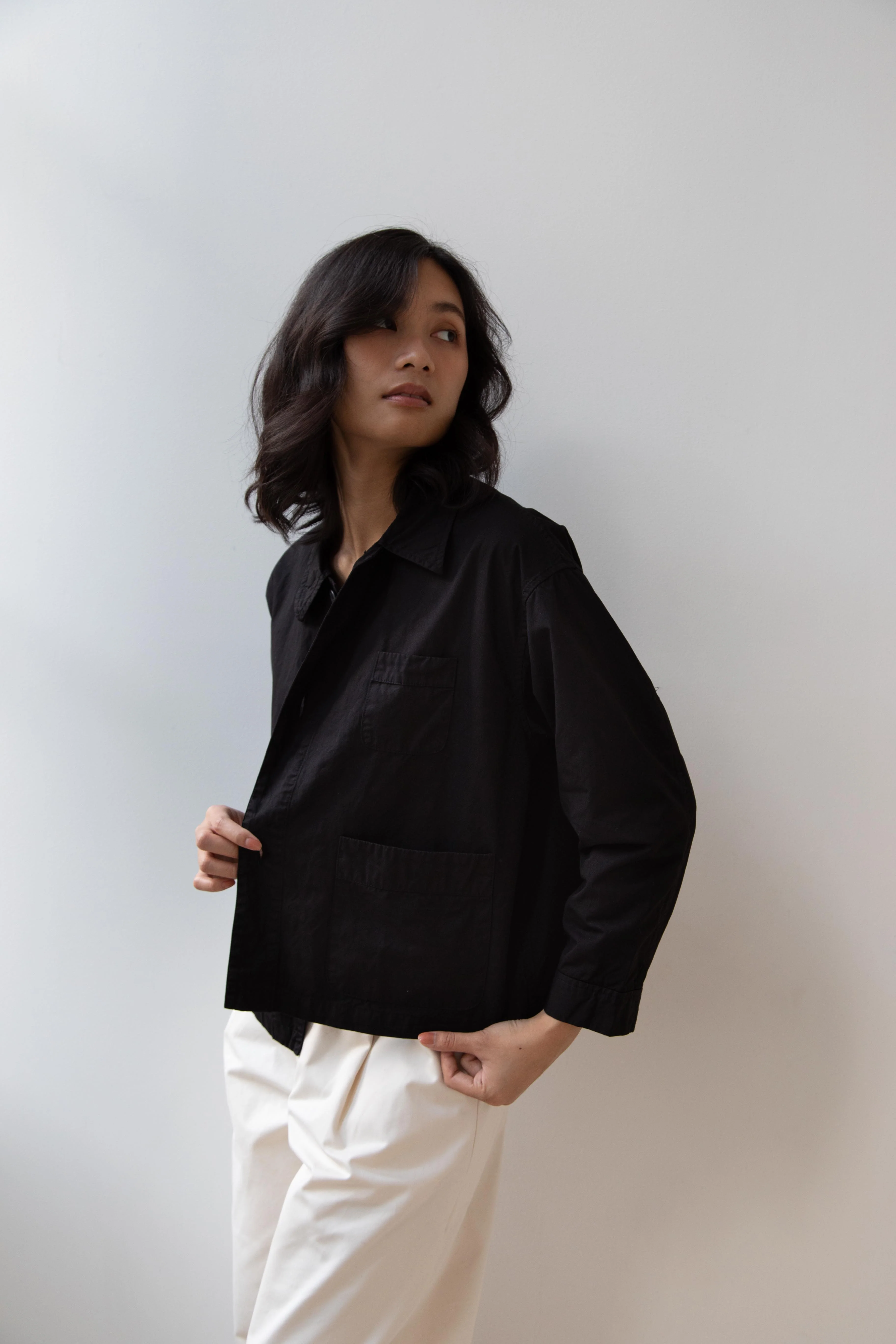 Laboratory | Work Jacket in Matte Black - Image 17