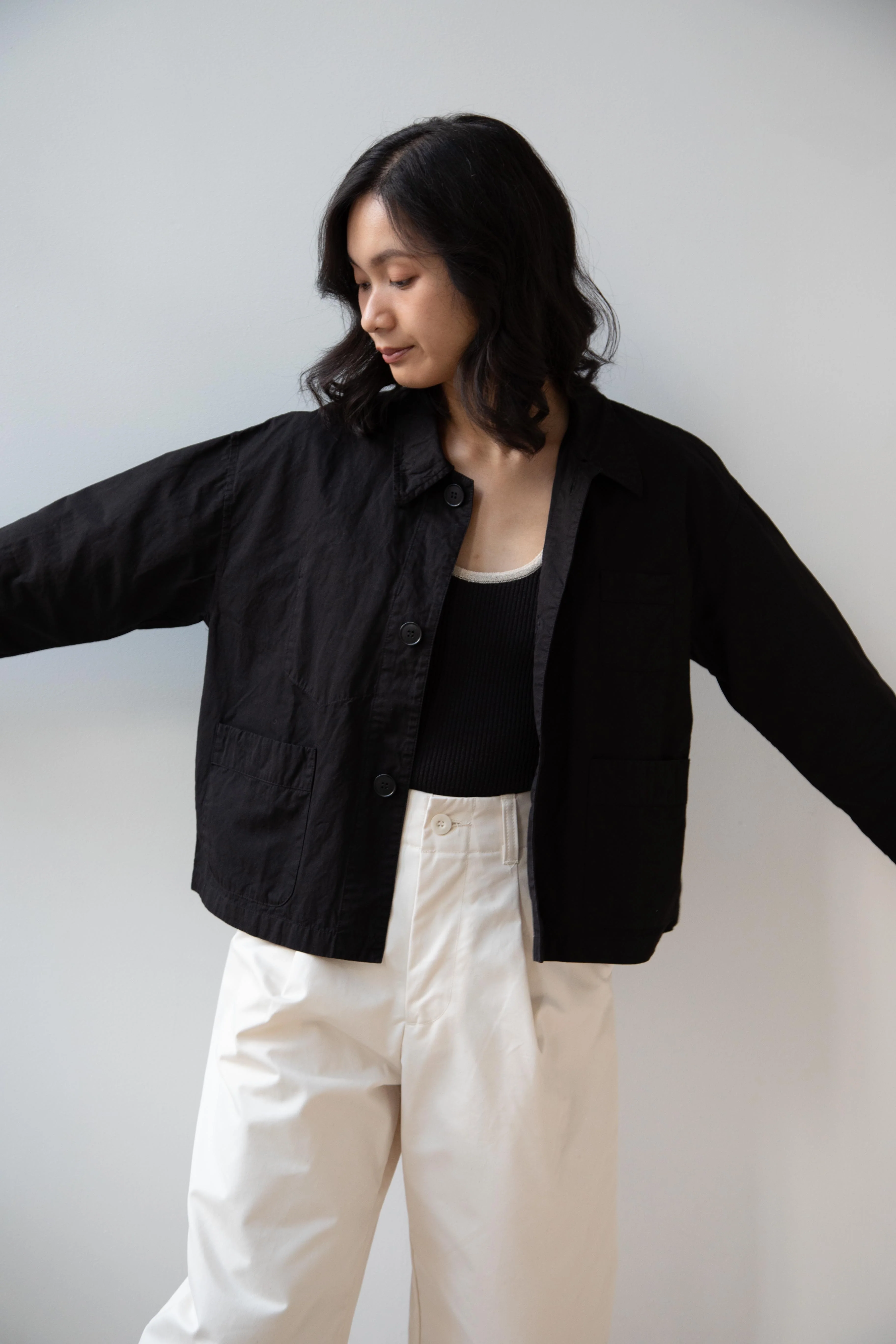 Laboratory | Work Jacket in Matte Black - Image 20