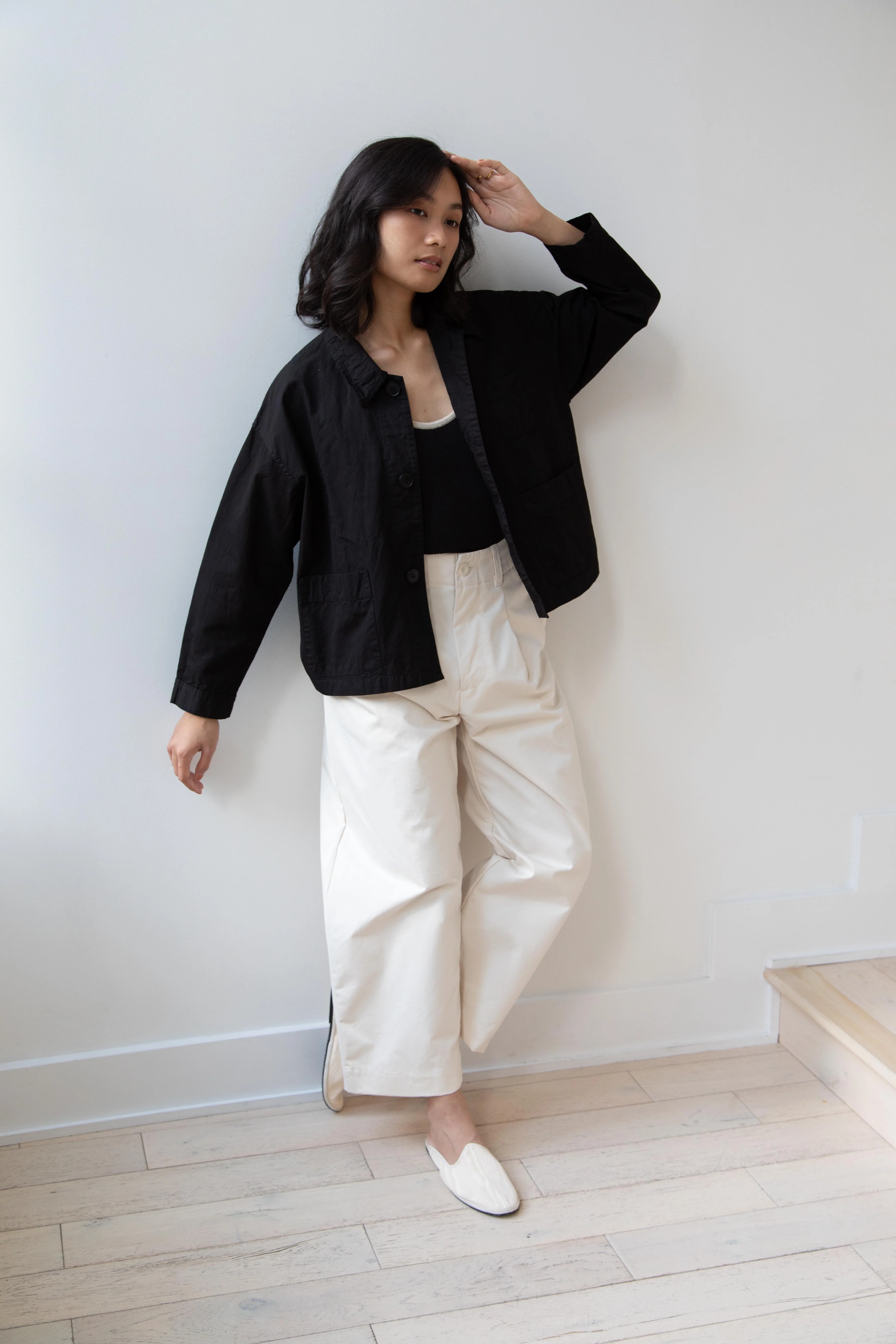 Laboratory | Work Jacket in Matte Black - Image 22