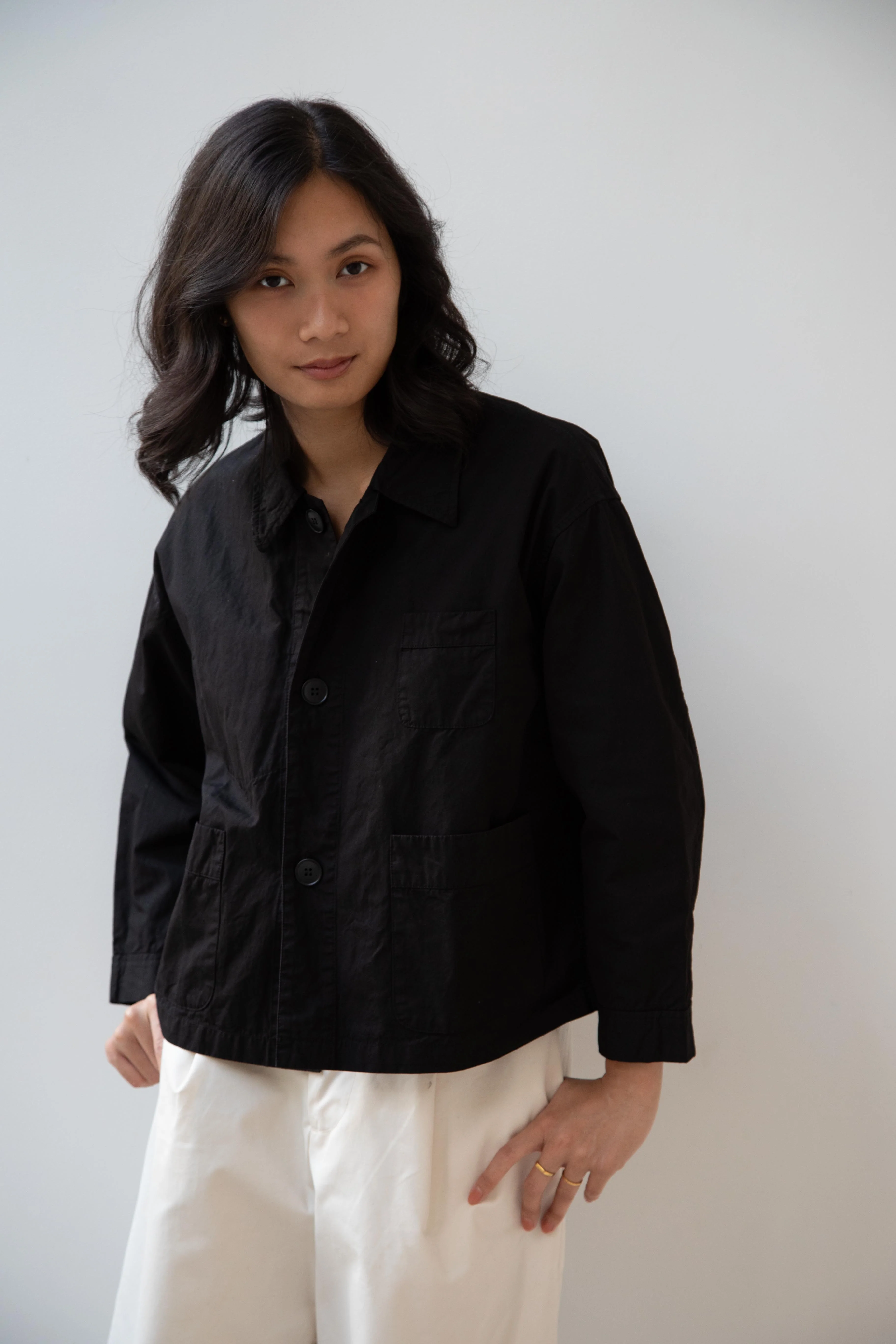 Laboratory | Work Jacket in Matte Black - Image 26