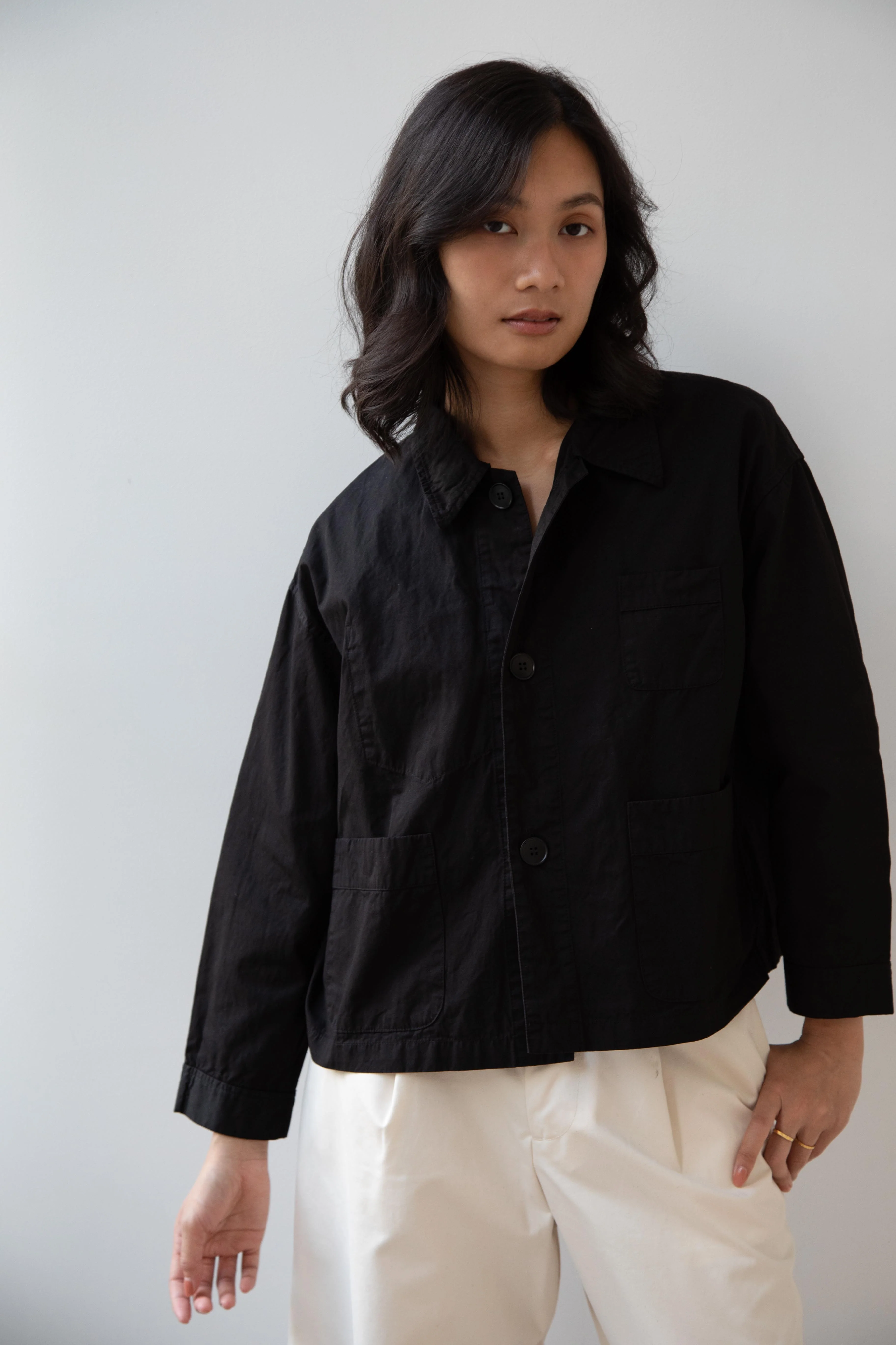 Laboratory | Work Jacket in Matte Black - Image 27