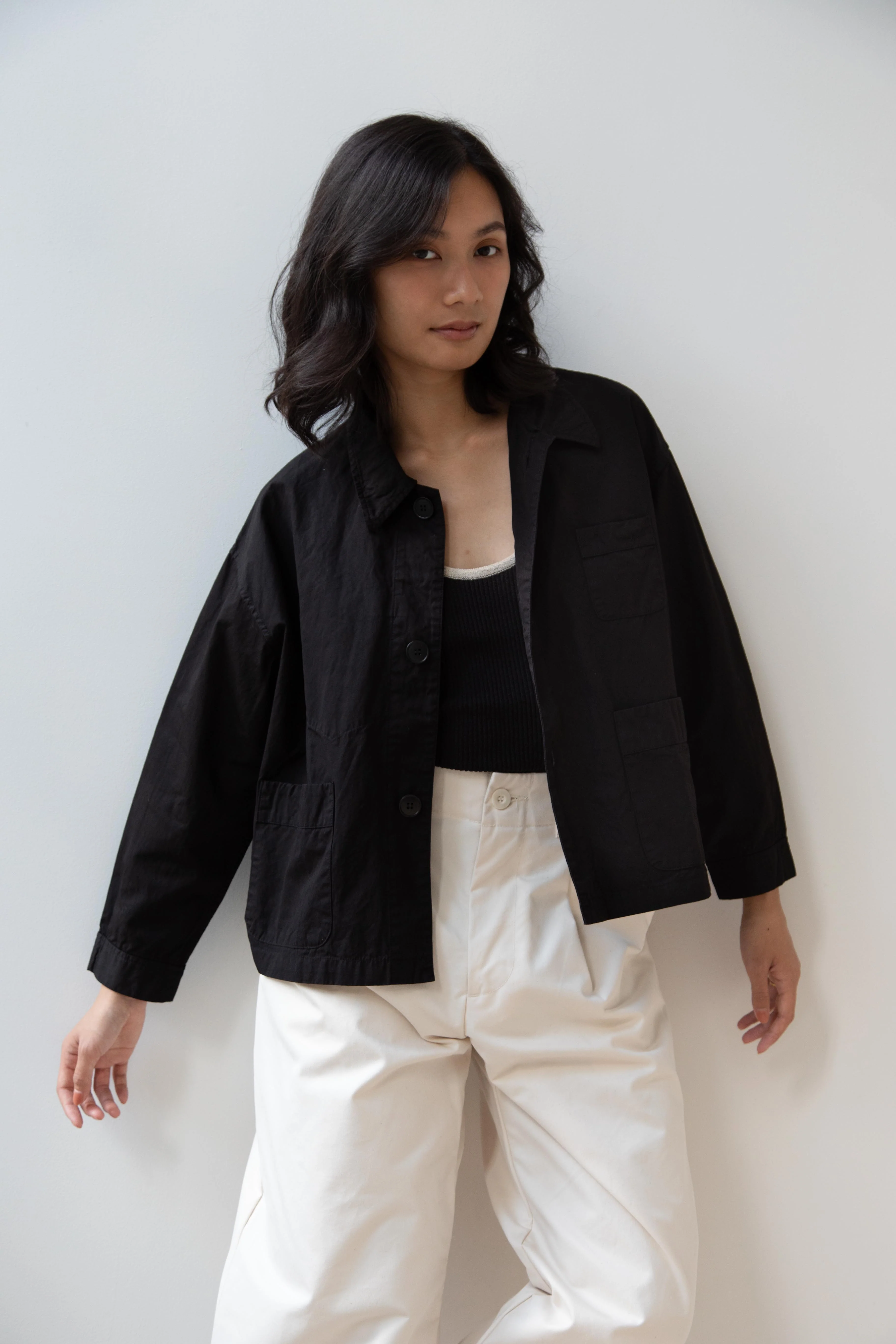 Laboratory | Work Jacket in Matte Black - Image 3