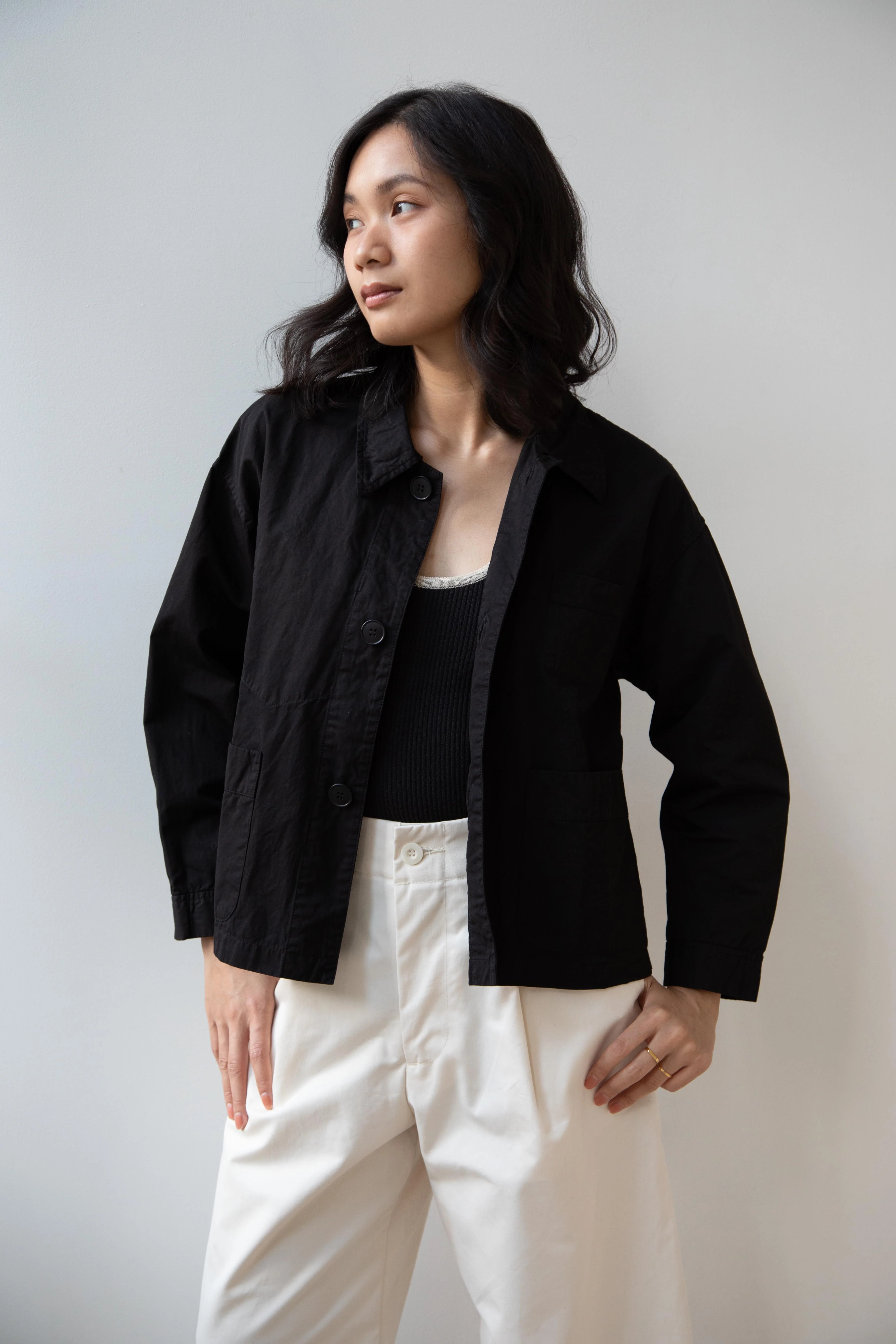 Laboratory | Work Jacket in Matte Black - Image 4