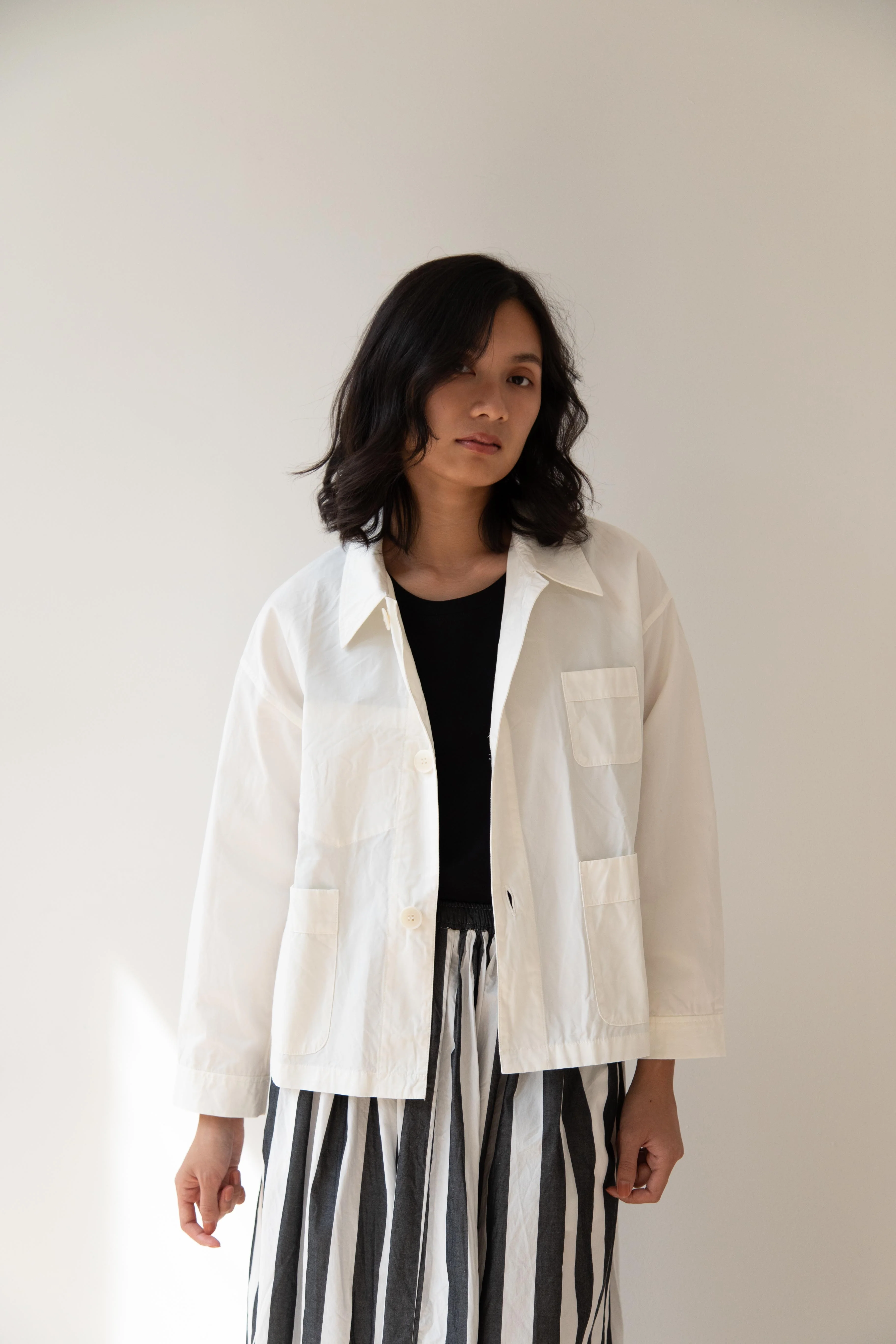Laboratory | Work Jacket in Matte White - Image 14