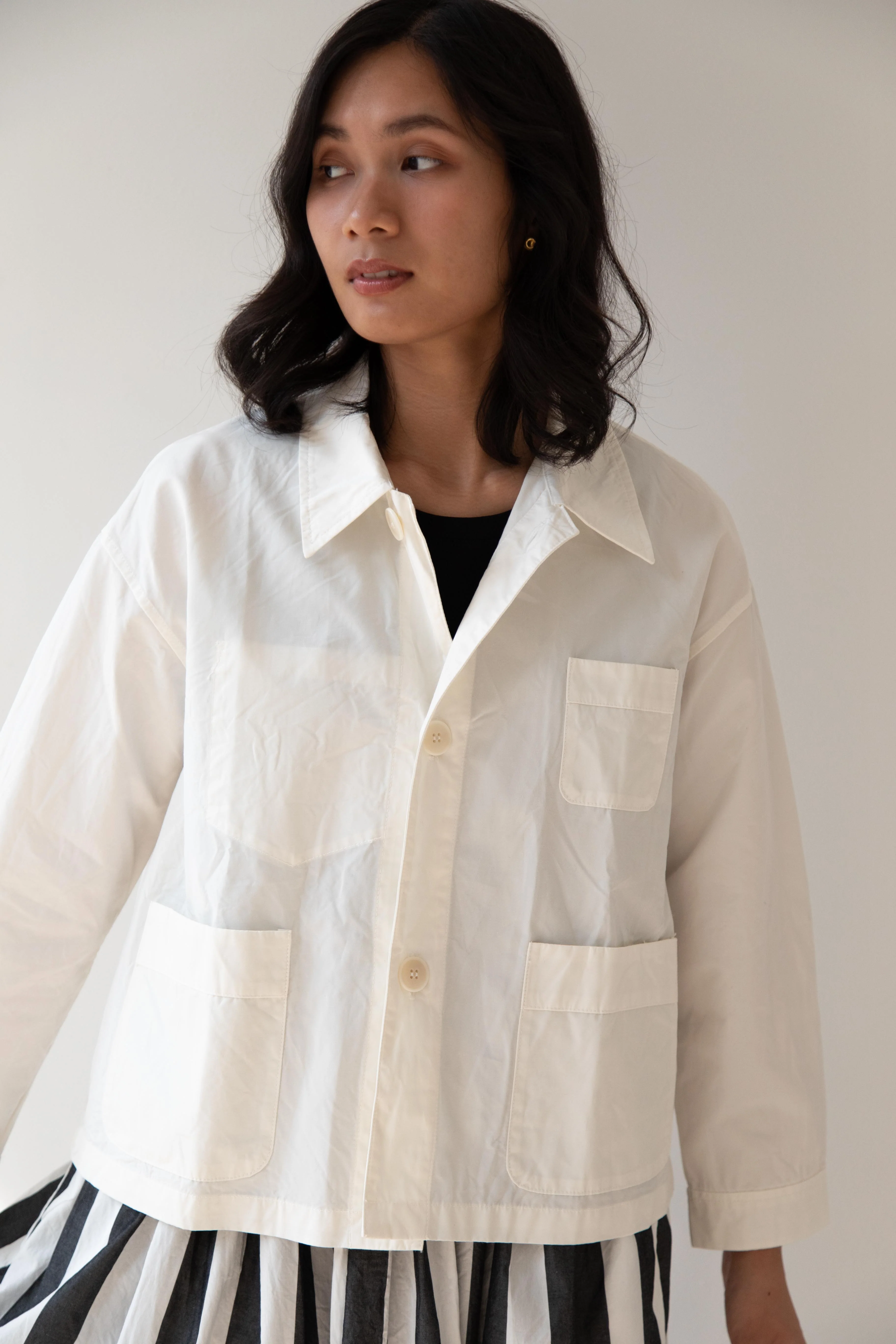 Laboratory | Work Jacket in Matte White - Image 17