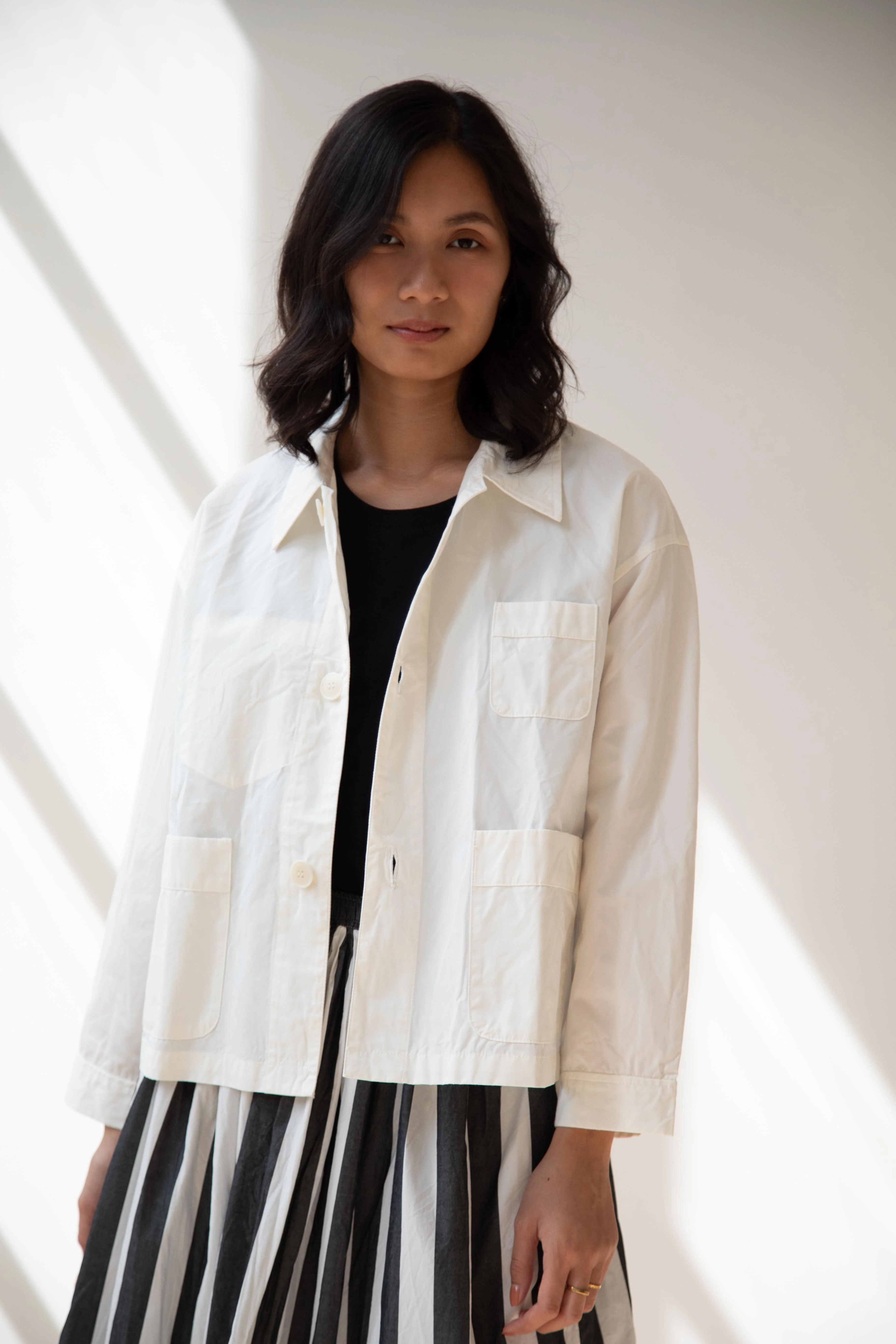 Laboratory | Work Jacket in Matte White - Image 6