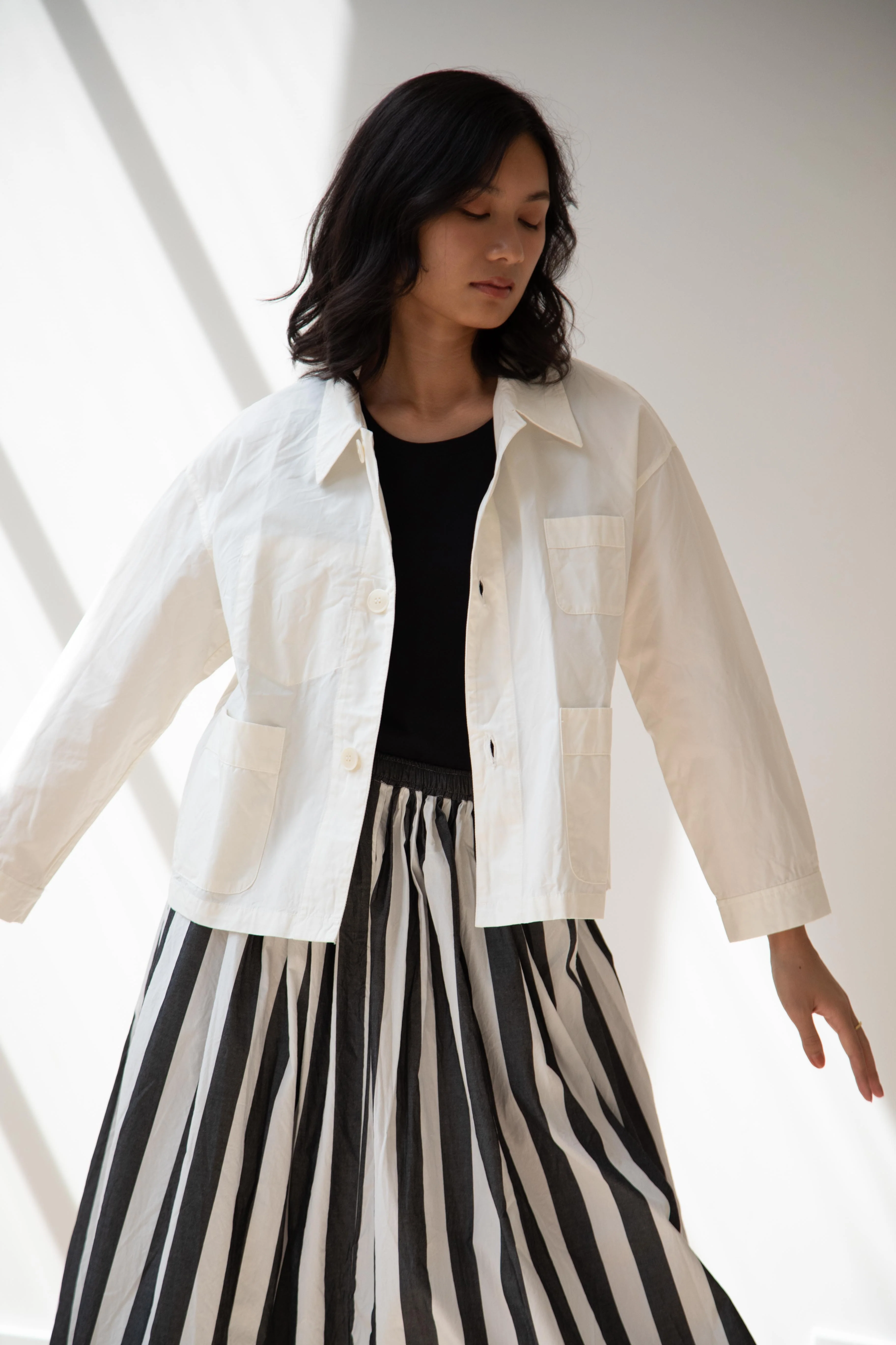 Laboratory | Work Jacket in Matte White - Image 8
