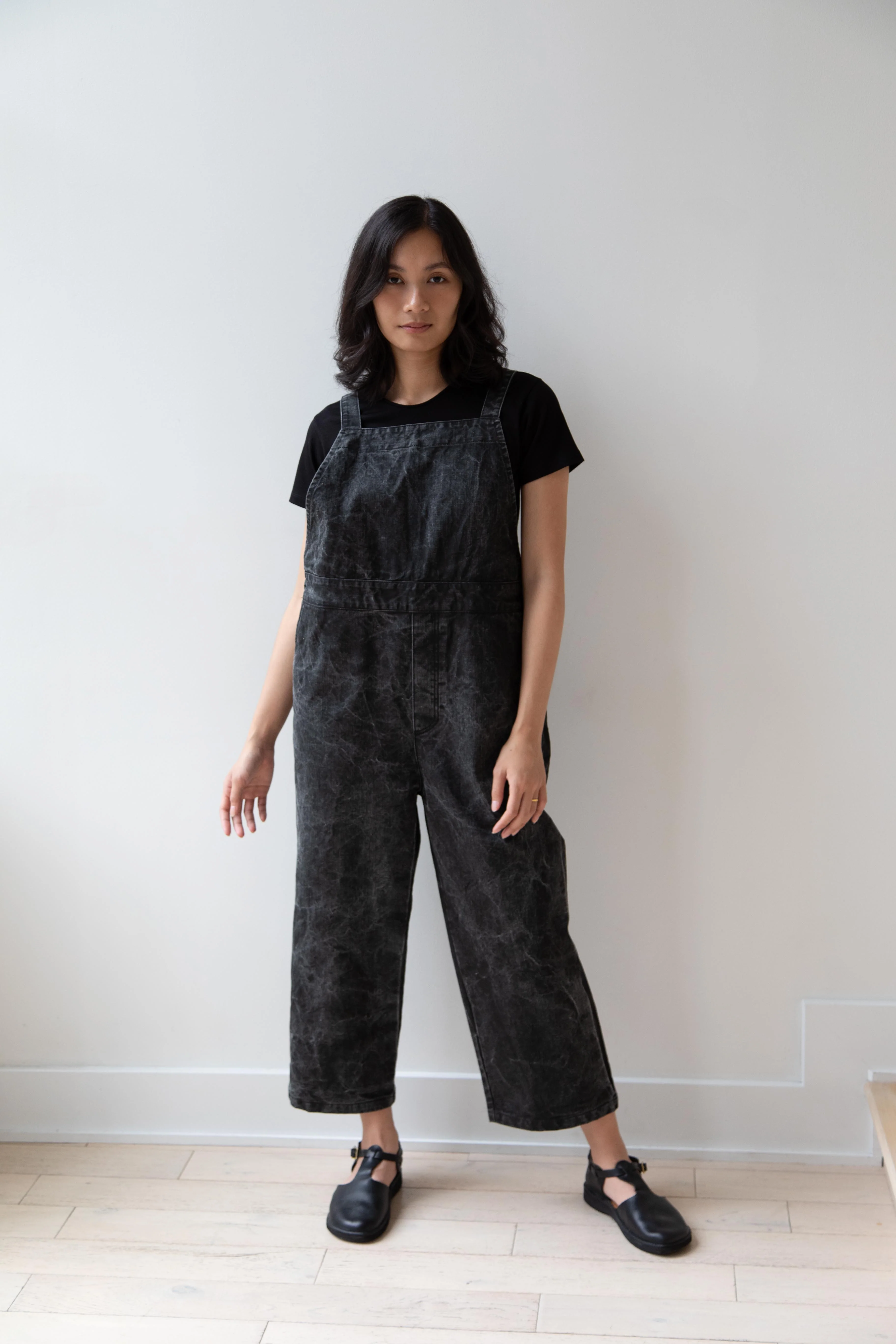 Laboratory | Work Overalls in Washed Black - Image 11