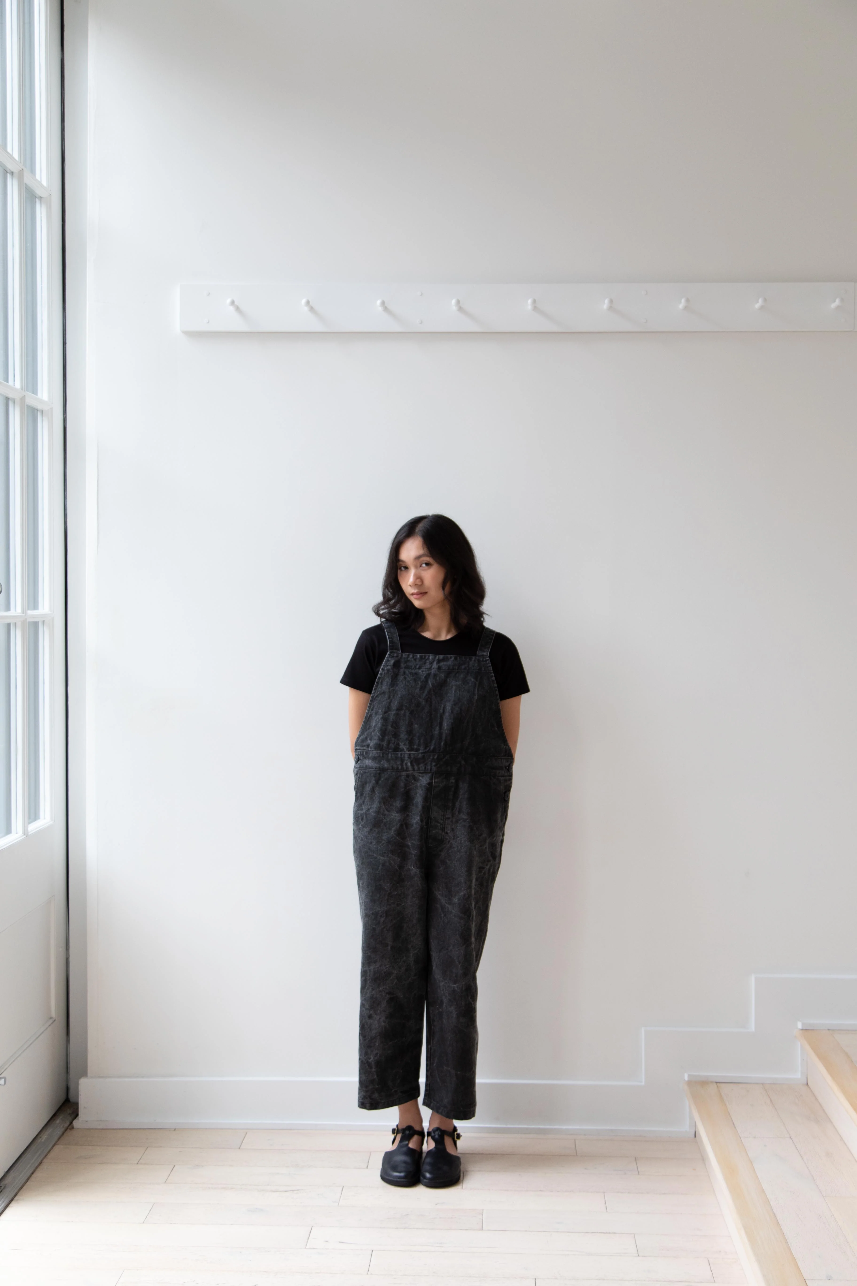 Laboratory | Work Overalls in Washed Black - Image 13