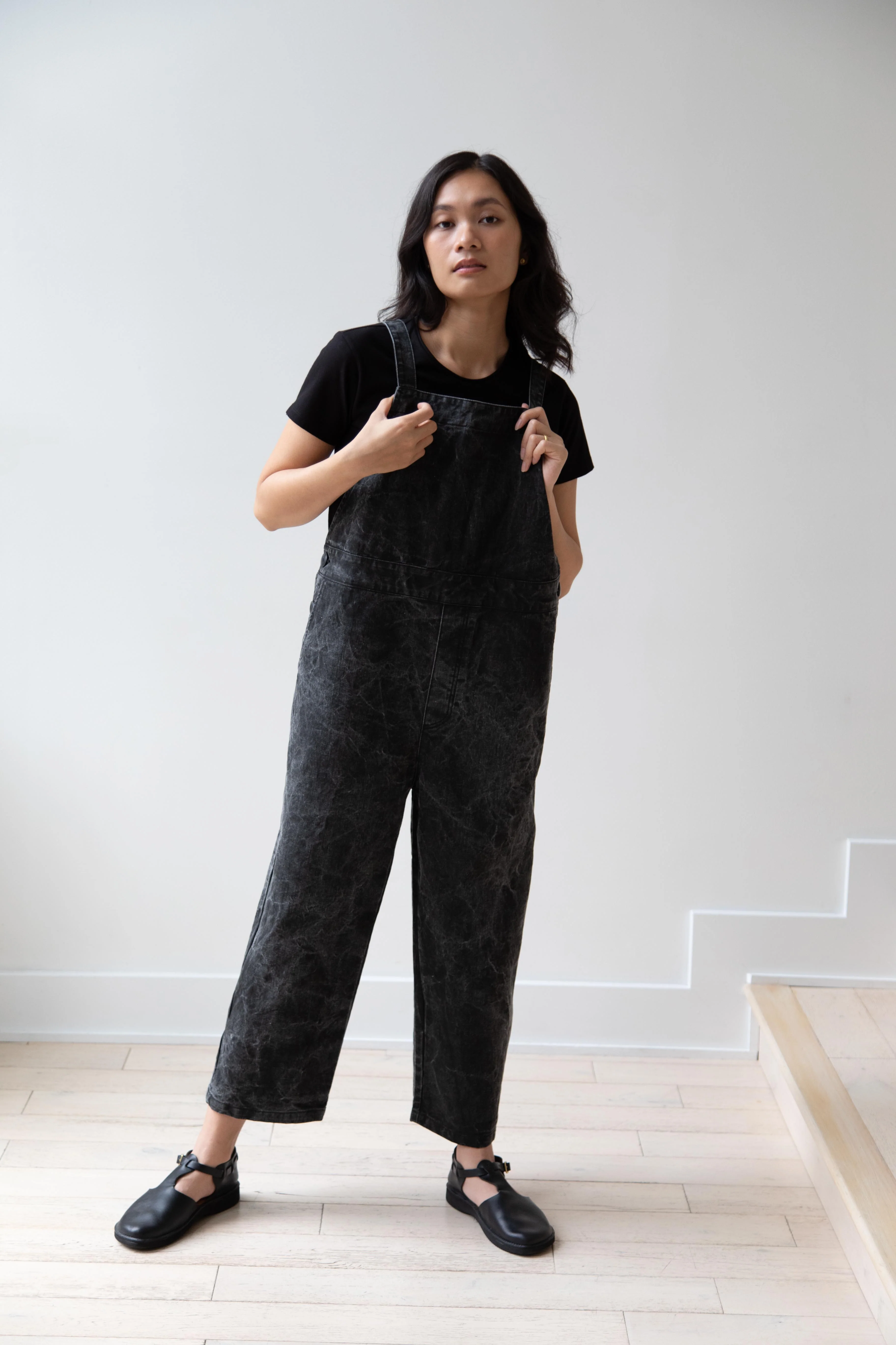 Laboratory | Work Overalls in Washed Black - Image 14