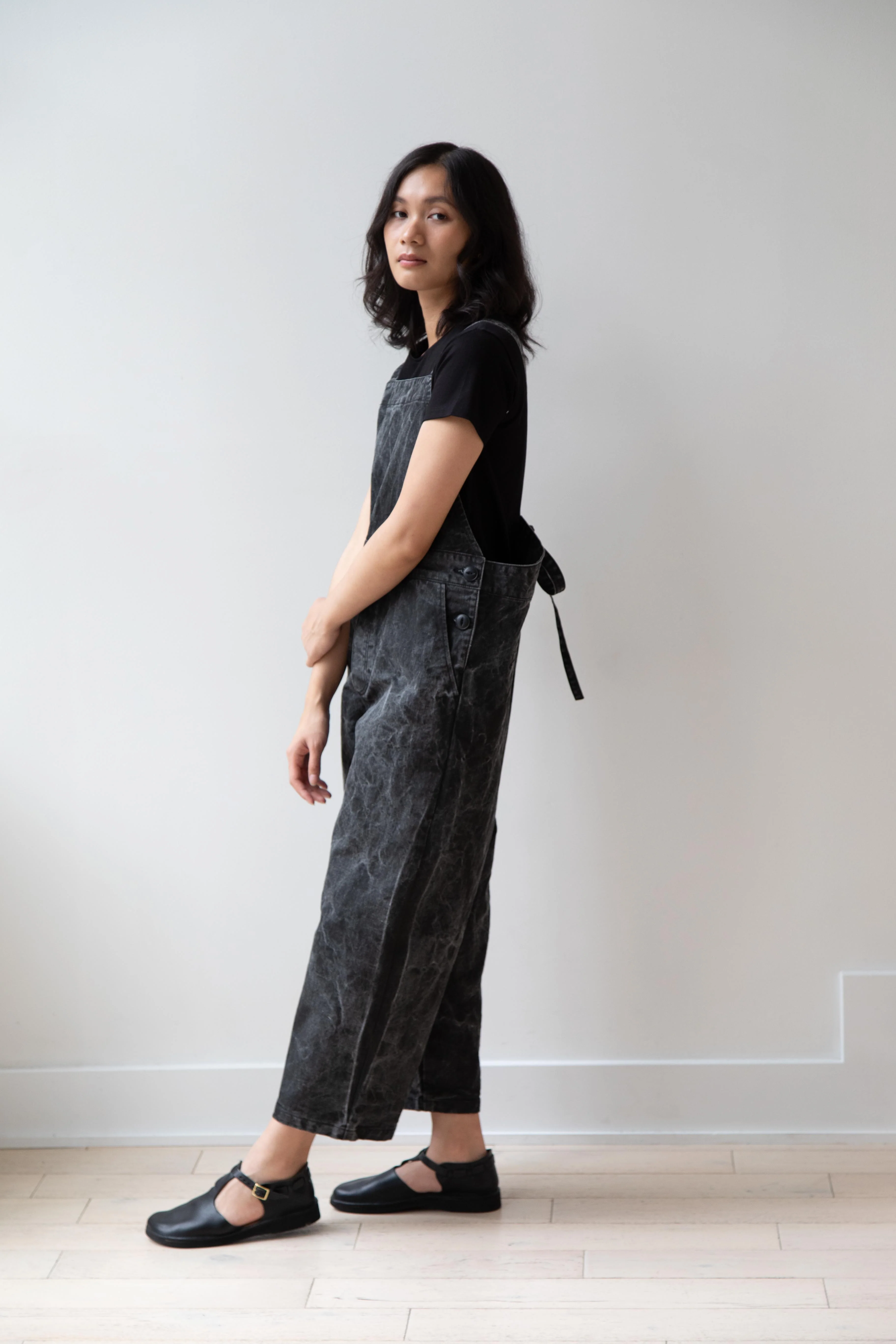 Laboratory | Work Overalls in Washed Black - Image 16