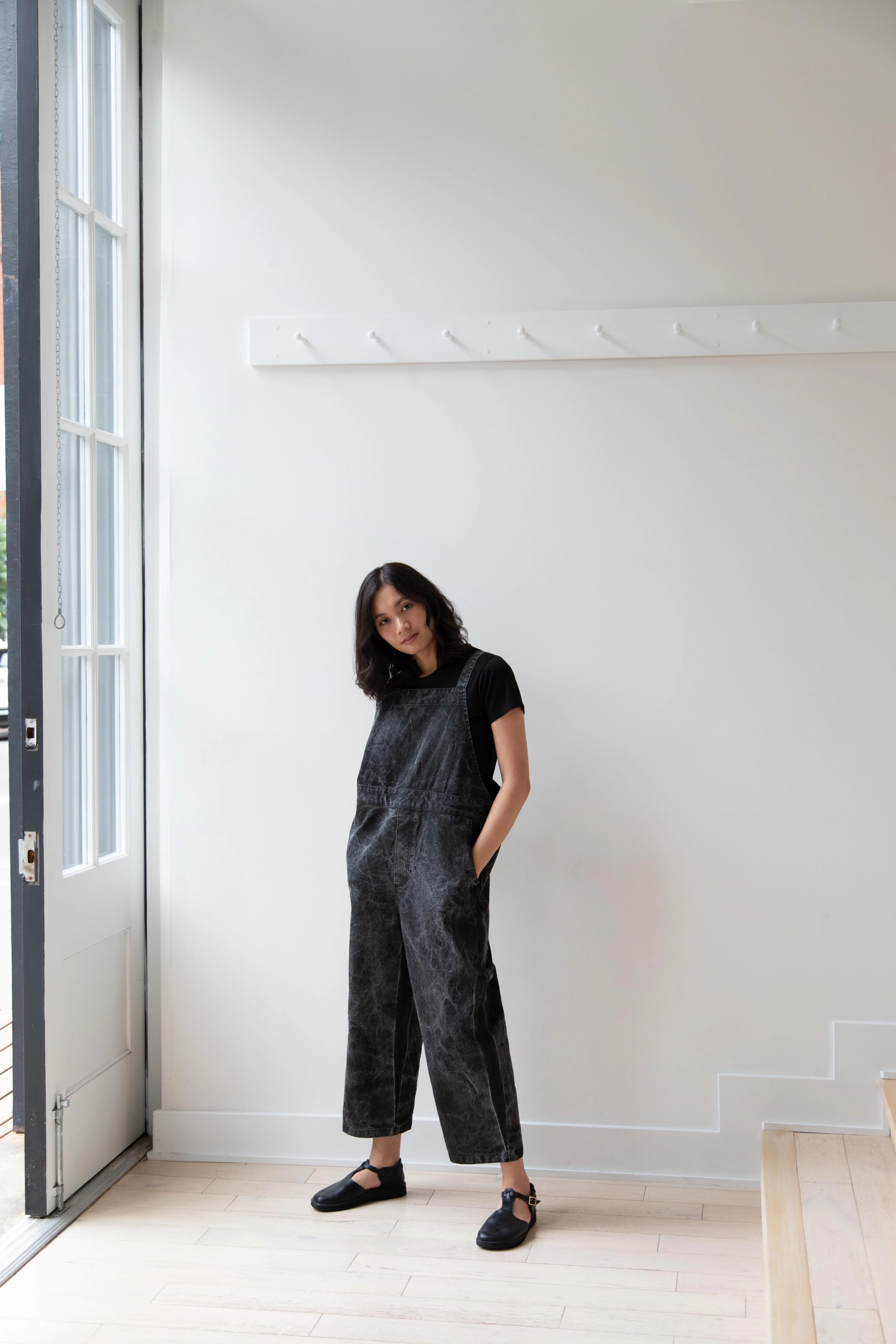 Laboratory | Work Overalls in Washed Black - Image 18