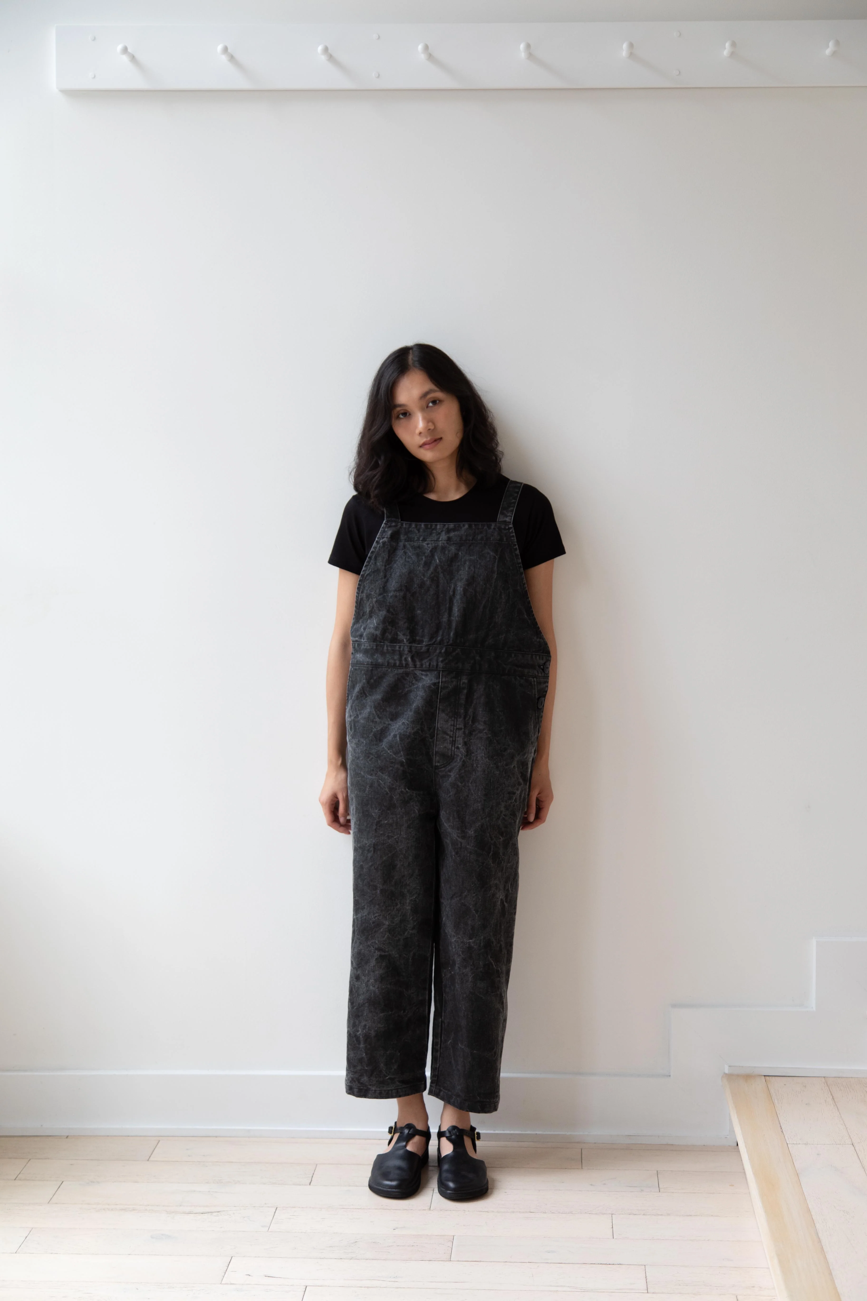 Laboratory | Work Overalls in Washed Black - Image 2