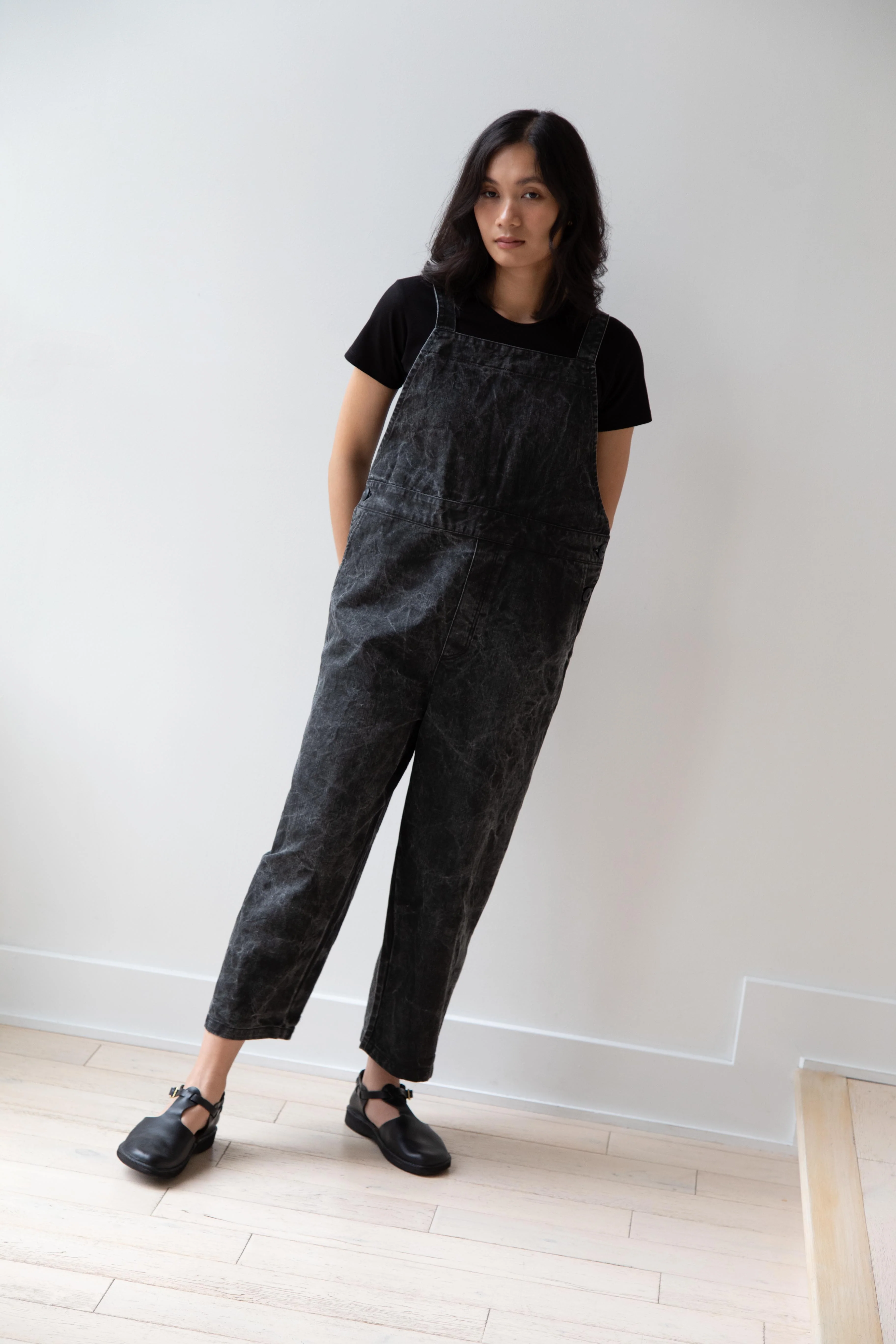 Laboratory | Work Overalls in Washed Black - Image 20