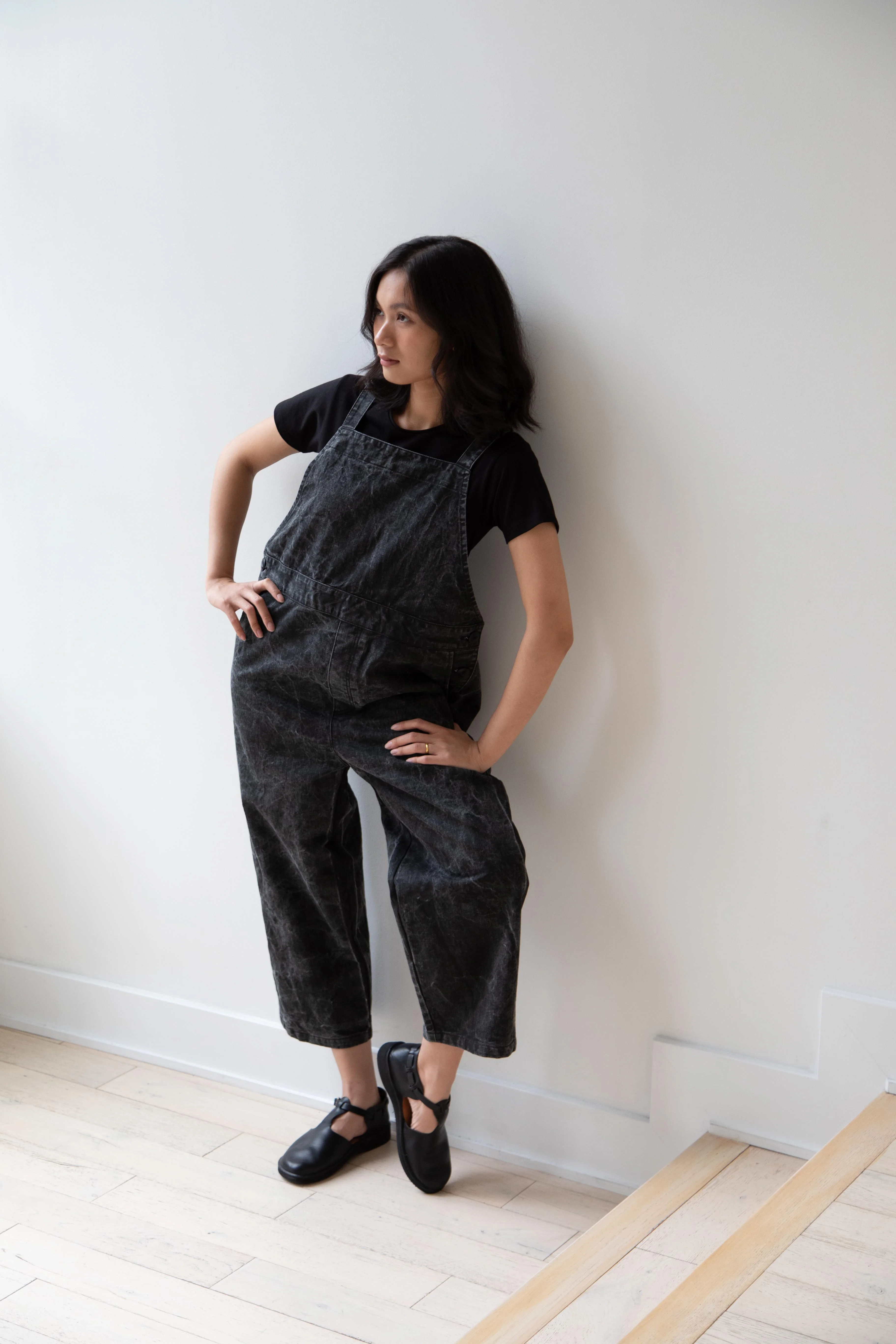 Laboratory | Work Overalls in Washed Black - Image 21