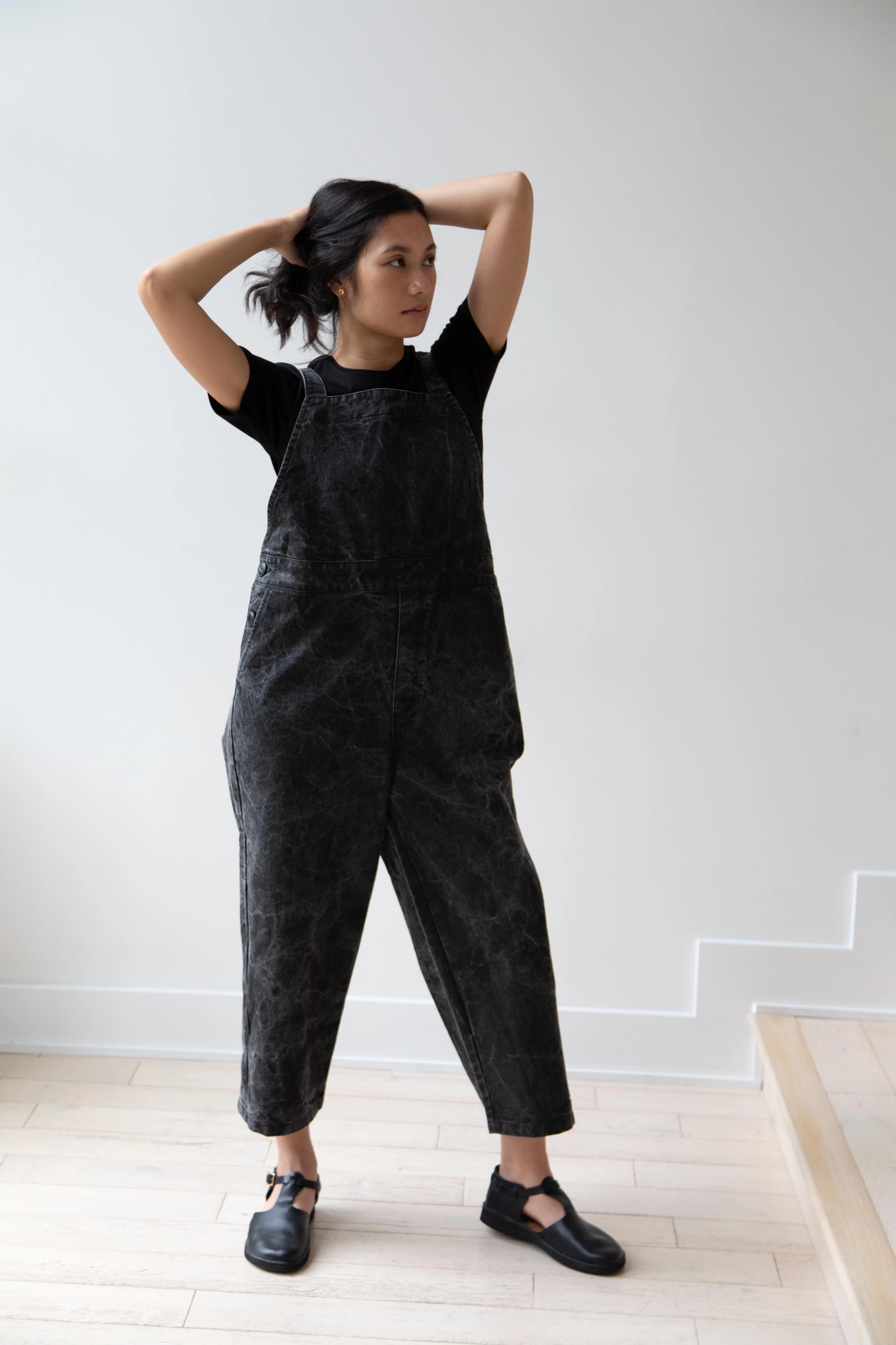 Laboratory | Work Overalls in Washed Black - Image 25