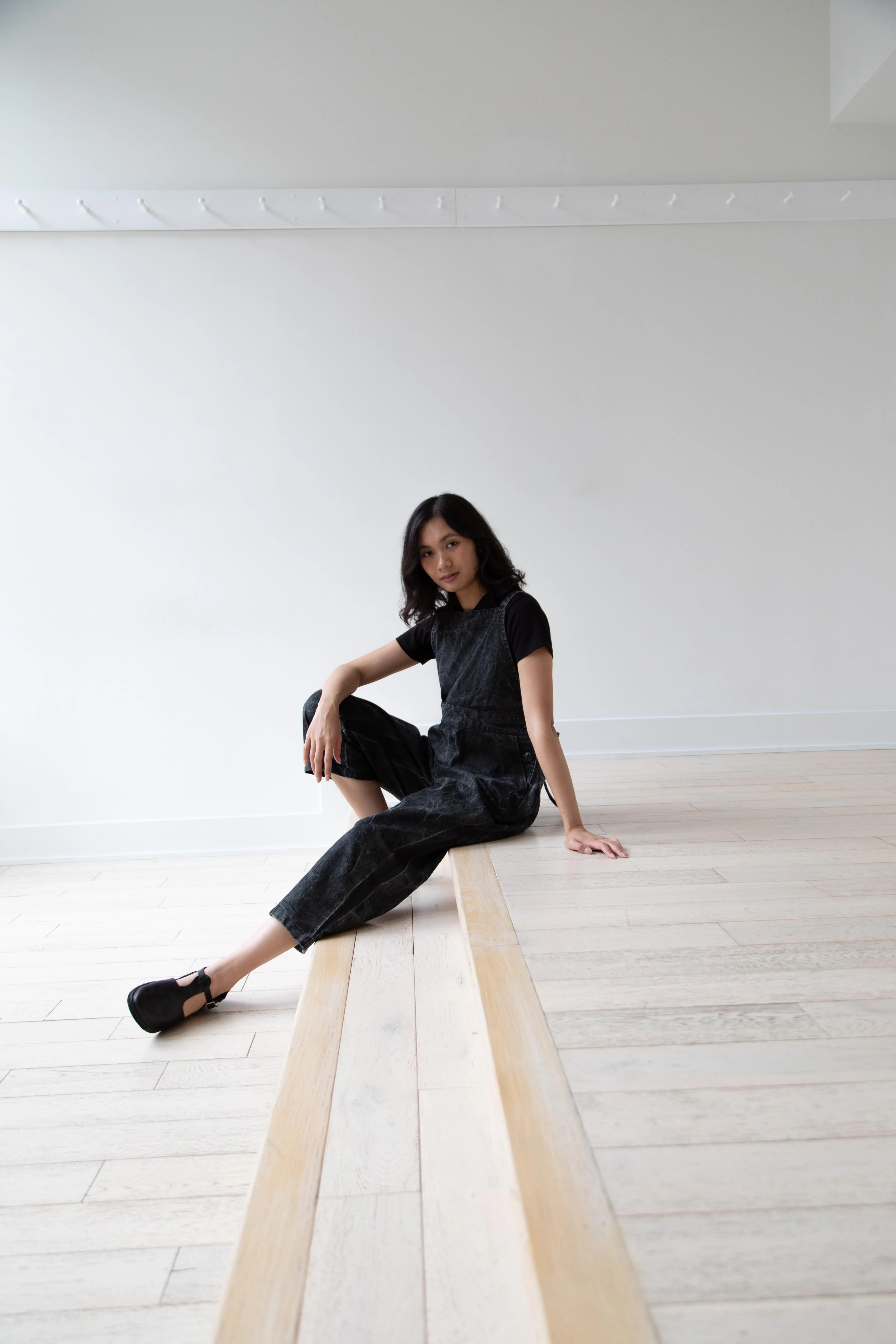 Laboratory | Work Overalls in Washed Black - Image 26