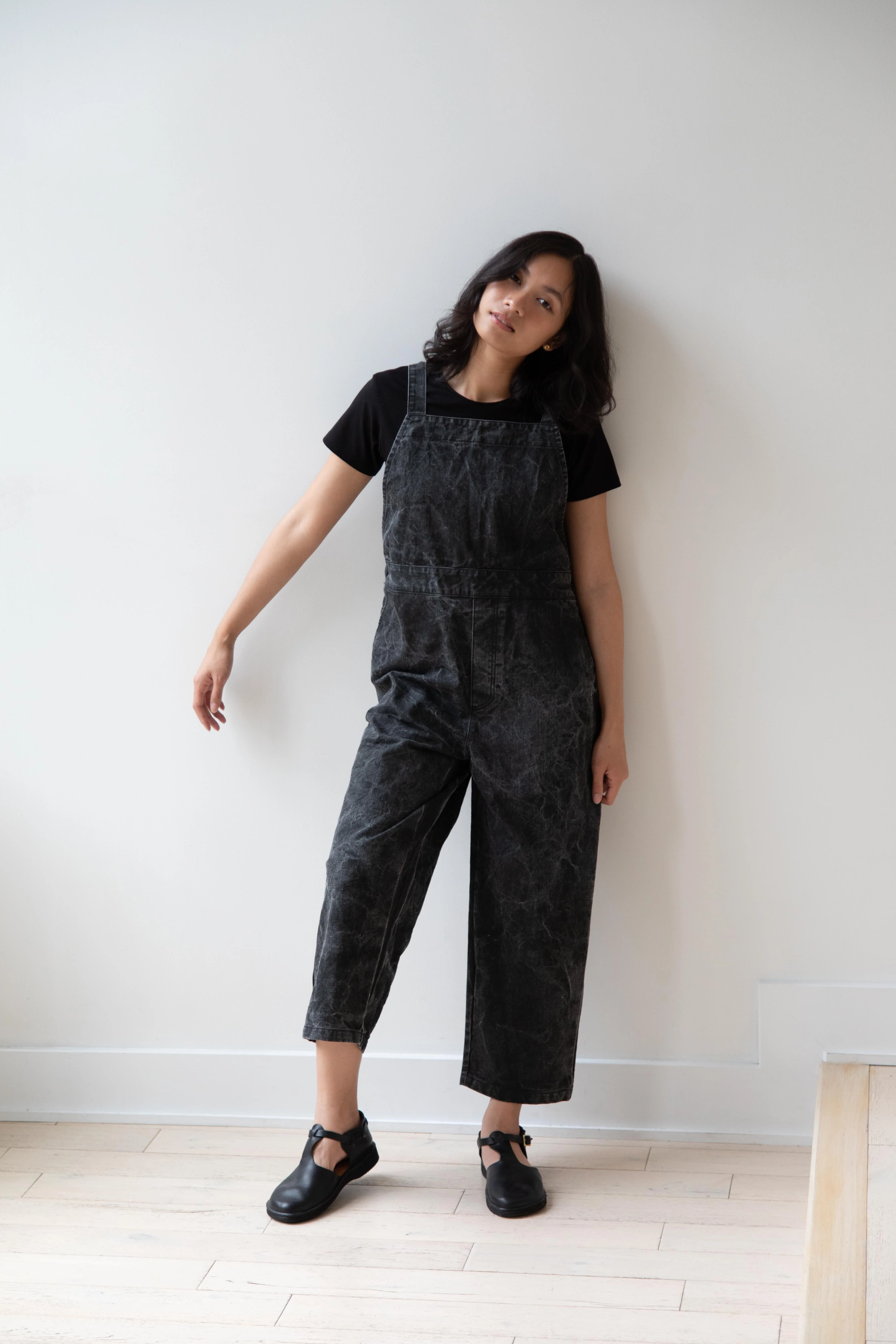 Laboratory | Work Overalls in Washed Black - Image 9
