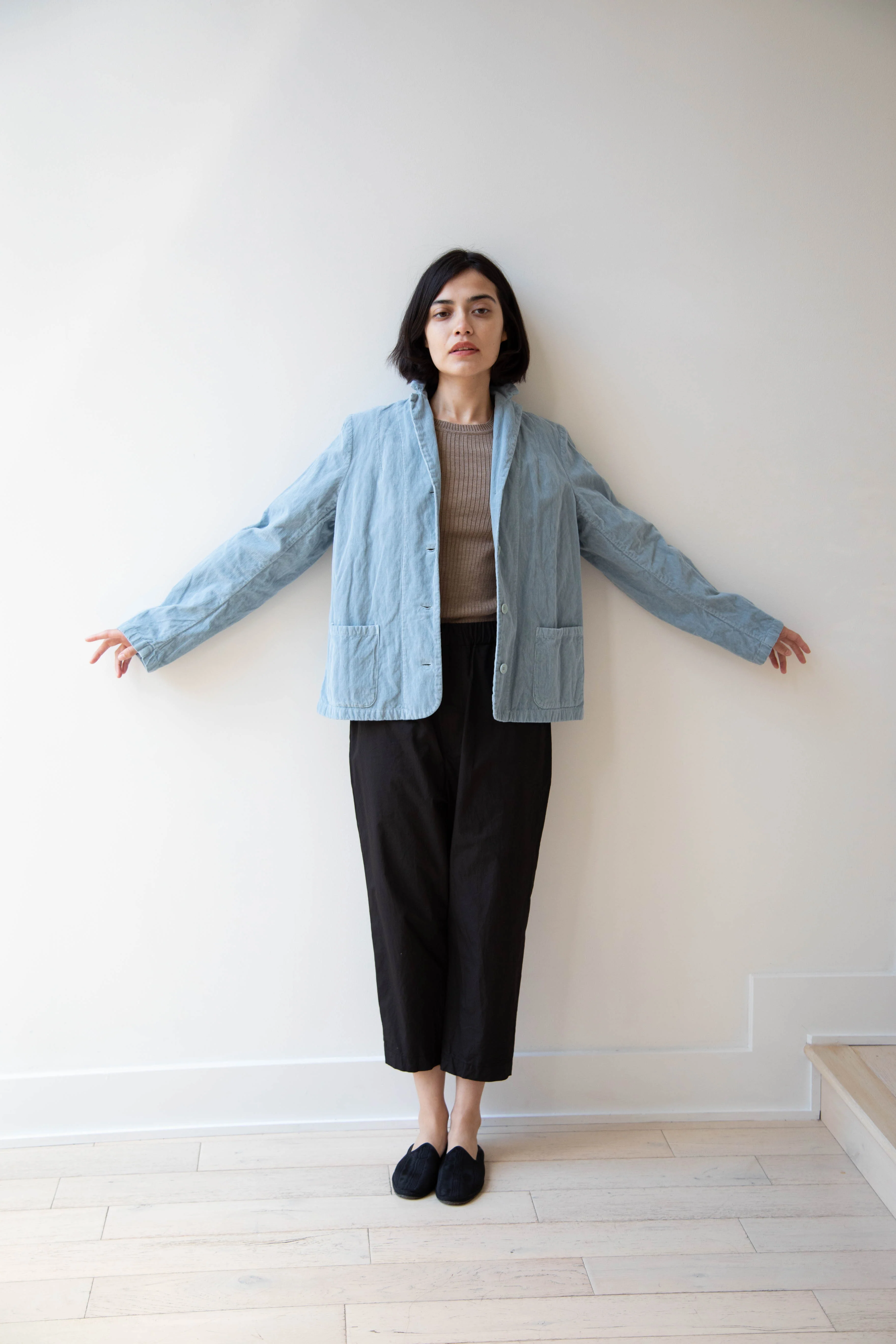 Manuelle Guibal | Fitted Jacket in Aqua - Image 15