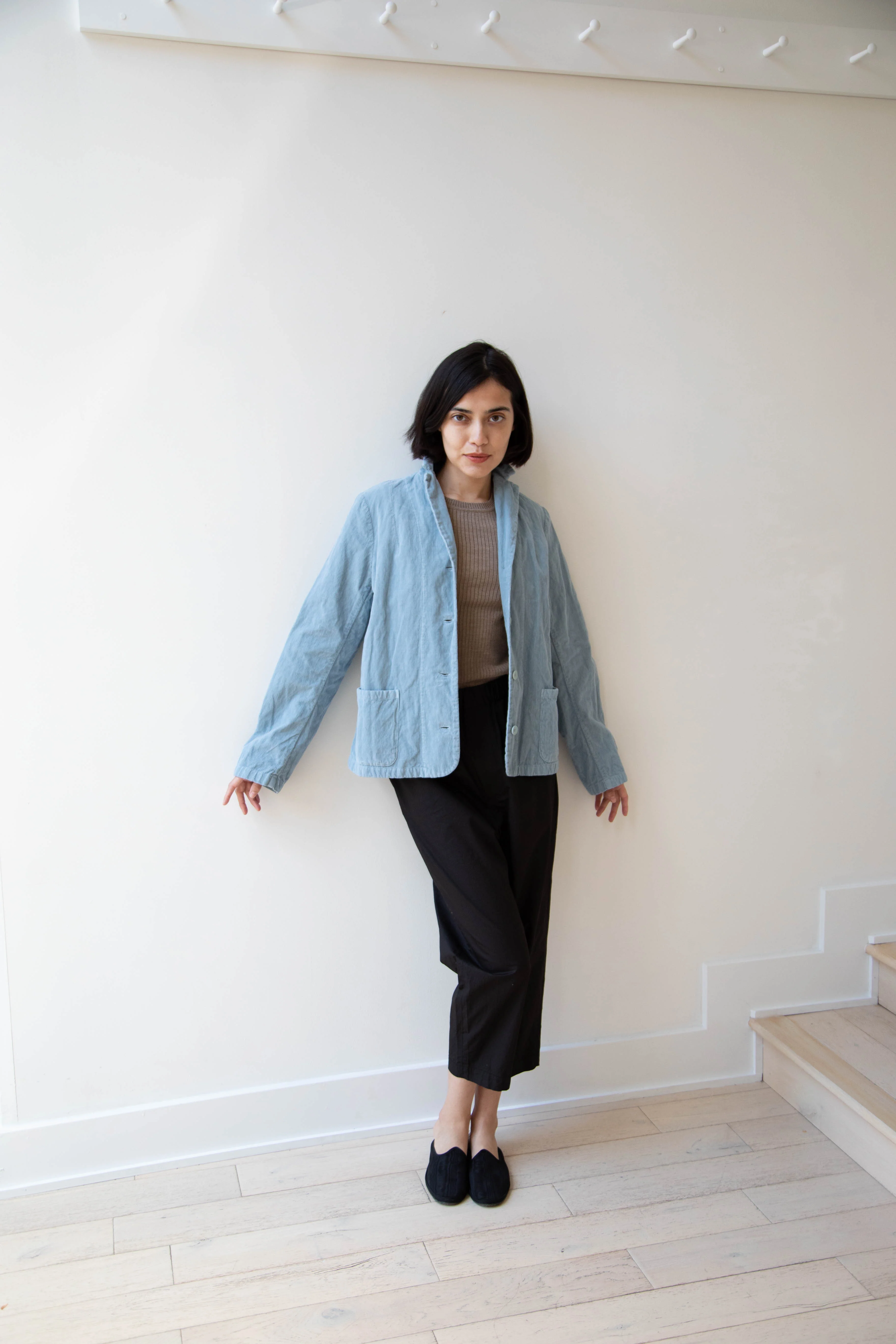 Manuelle Guibal | Fitted Jacket in Aqua - Image 16