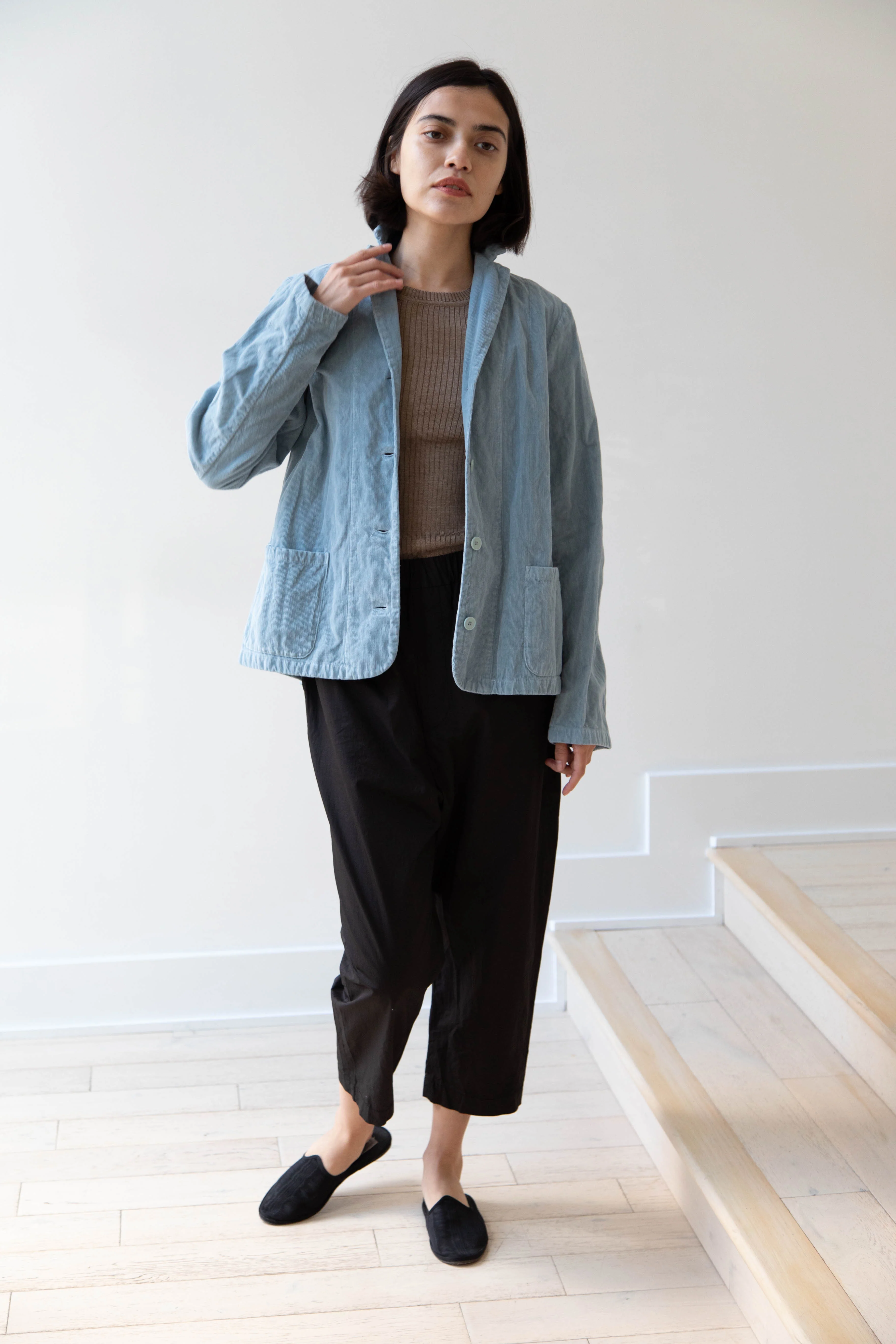 Manuelle Guibal | Fitted Jacket in Aqua - Image 19